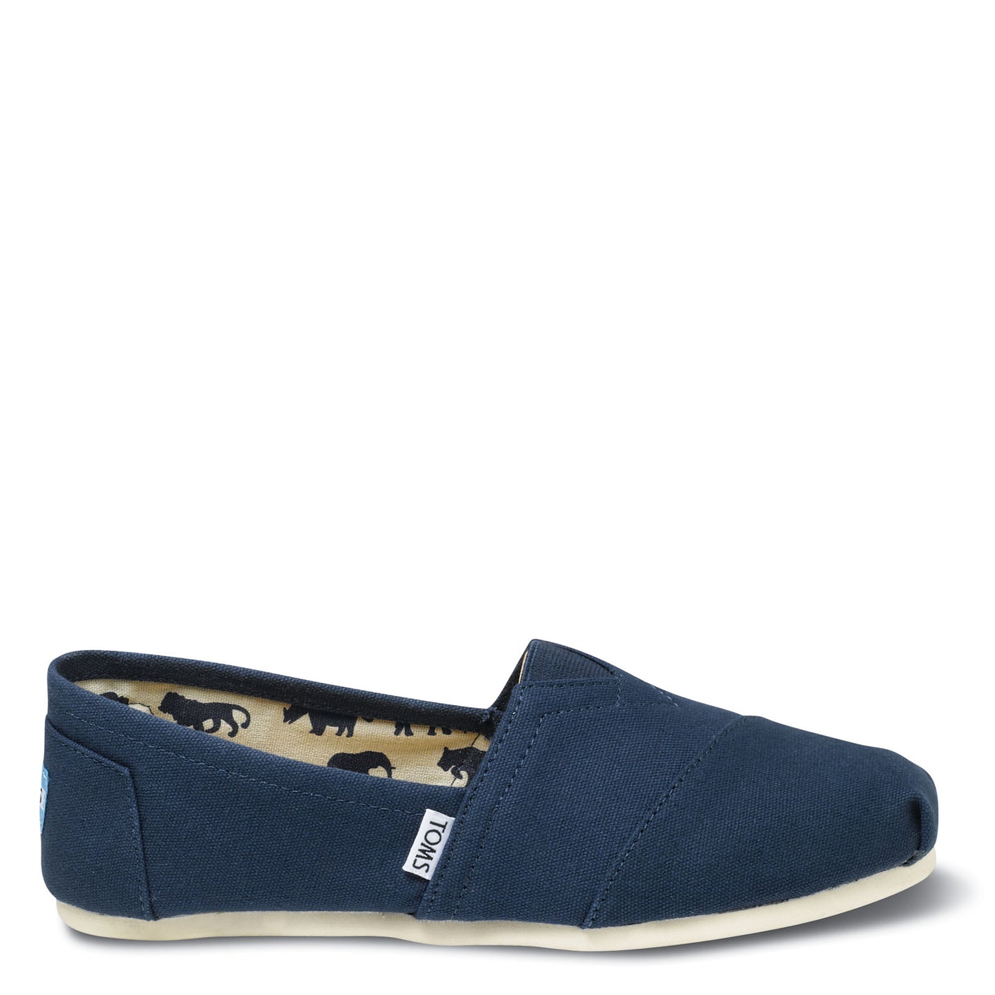 Peltz Shoes Men's Toms Alpargata Slip-On NAVY CANVAS 001001A07-NVY