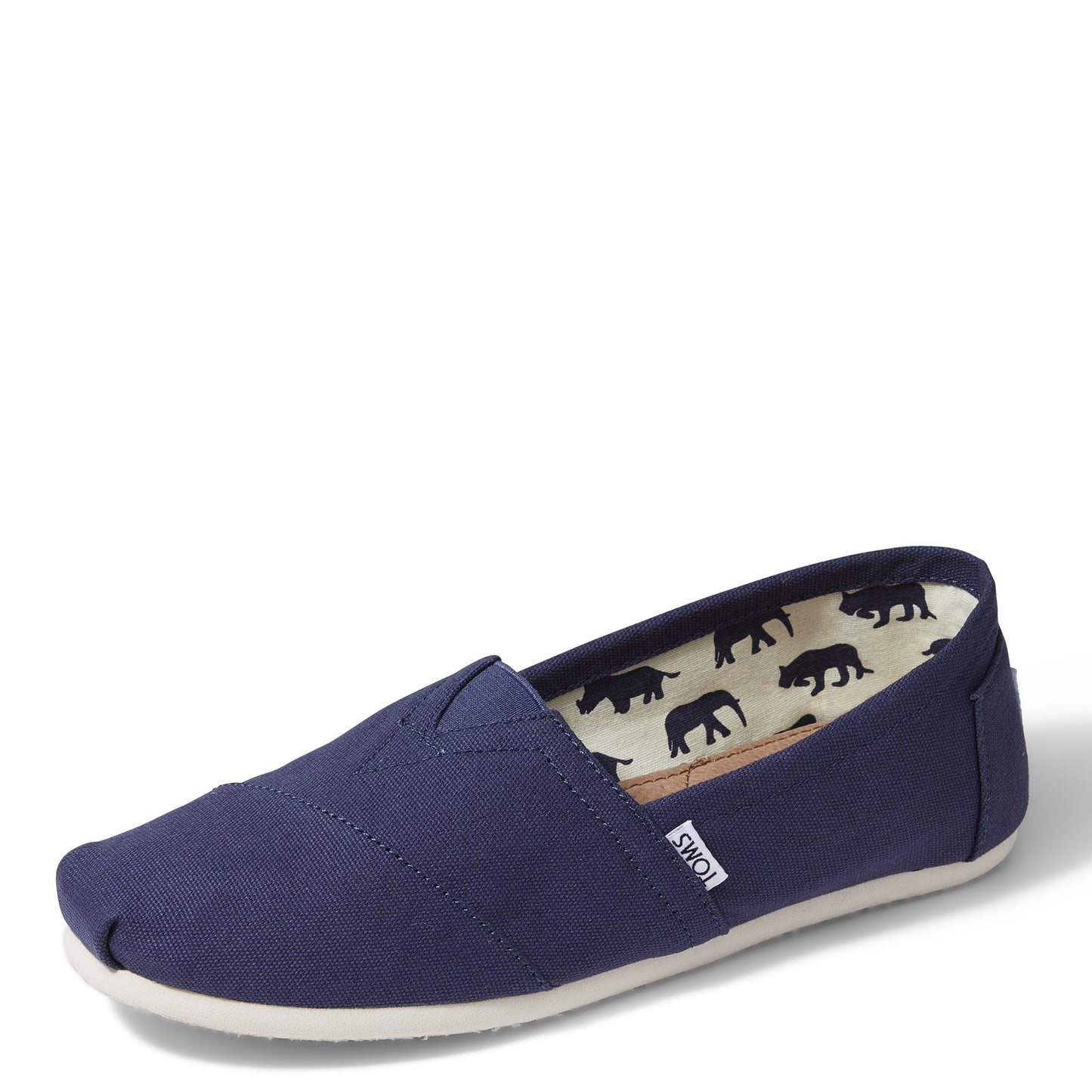 Peltz Shoes Men's Toms Alpargata Slip-On NAVY CANVAS 001001A07-NVY