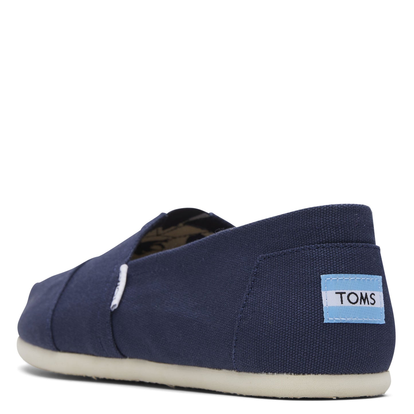 Peltz Shoes Men's Toms Alpargata Slip-On NAVY CANVAS 001001A07-NVY
