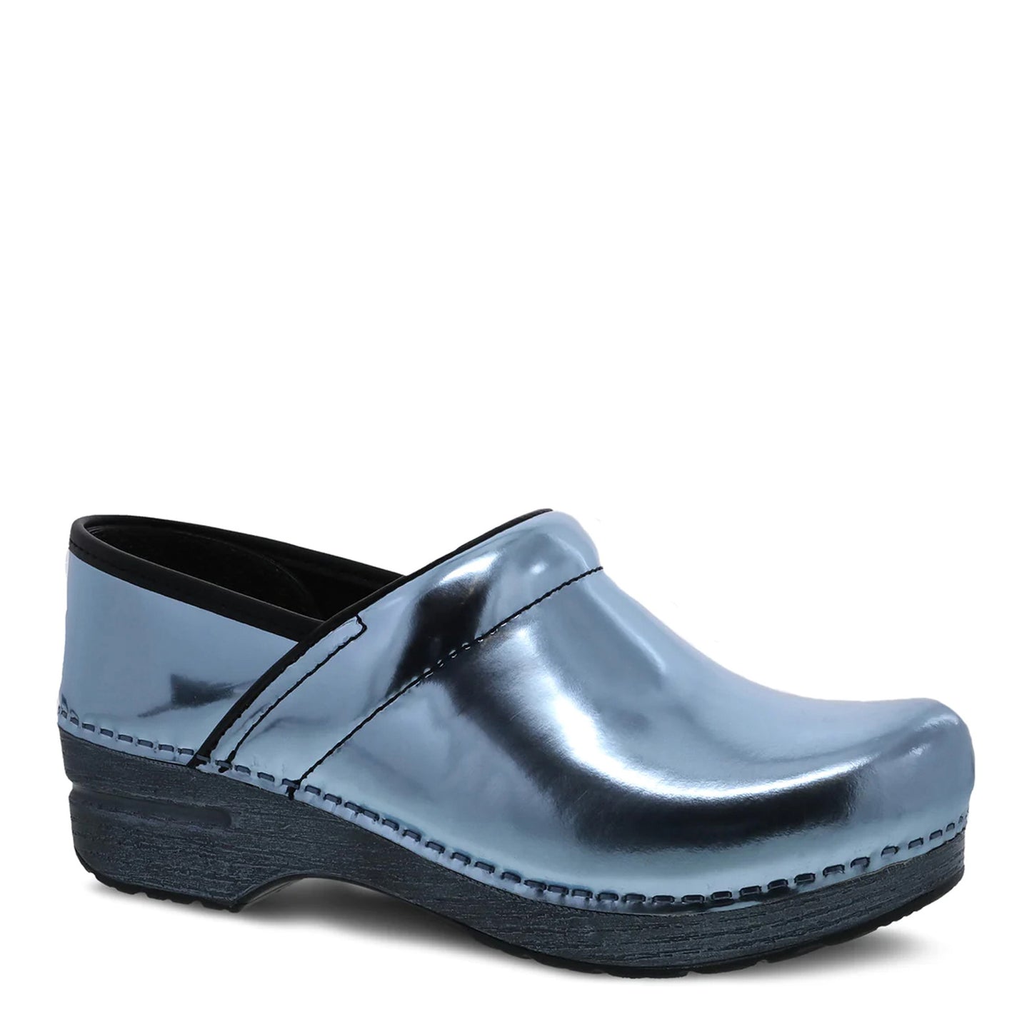 Peltz Shoes Women's Dansko Professional Clog Metallic Sky 006-097202