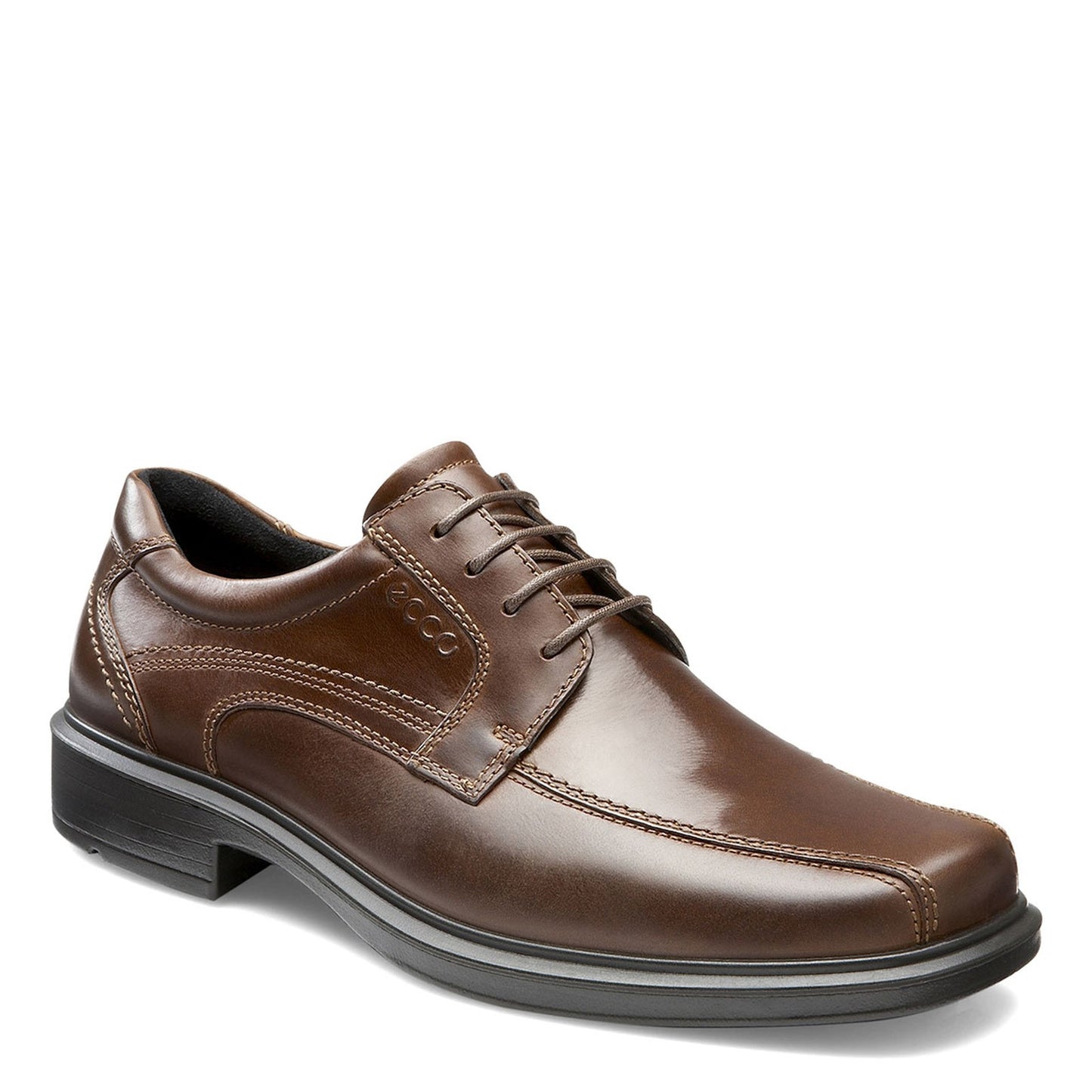 Peltz Shoes Men's Ecco Helsinki Bike Toe Oxford COCOA 050104-01482