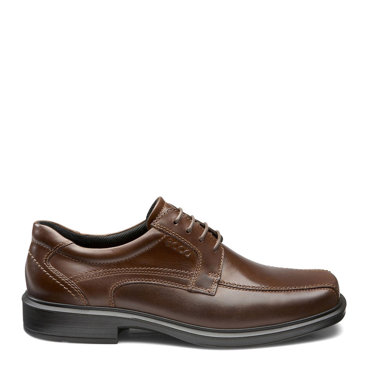 Peltz Shoes Men's Ecco Helsinki Bike Toe Oxford COCOA 050104-01482