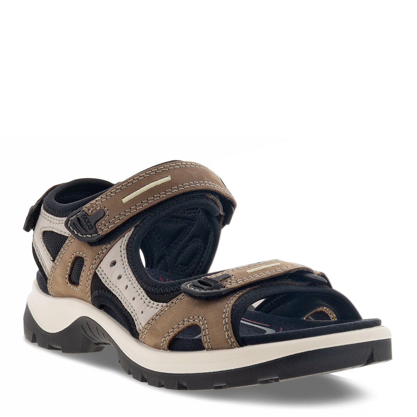 Peltz Shoes Women's Ecco Yucatan Sandal BIRCH YELLOW 069563-02175