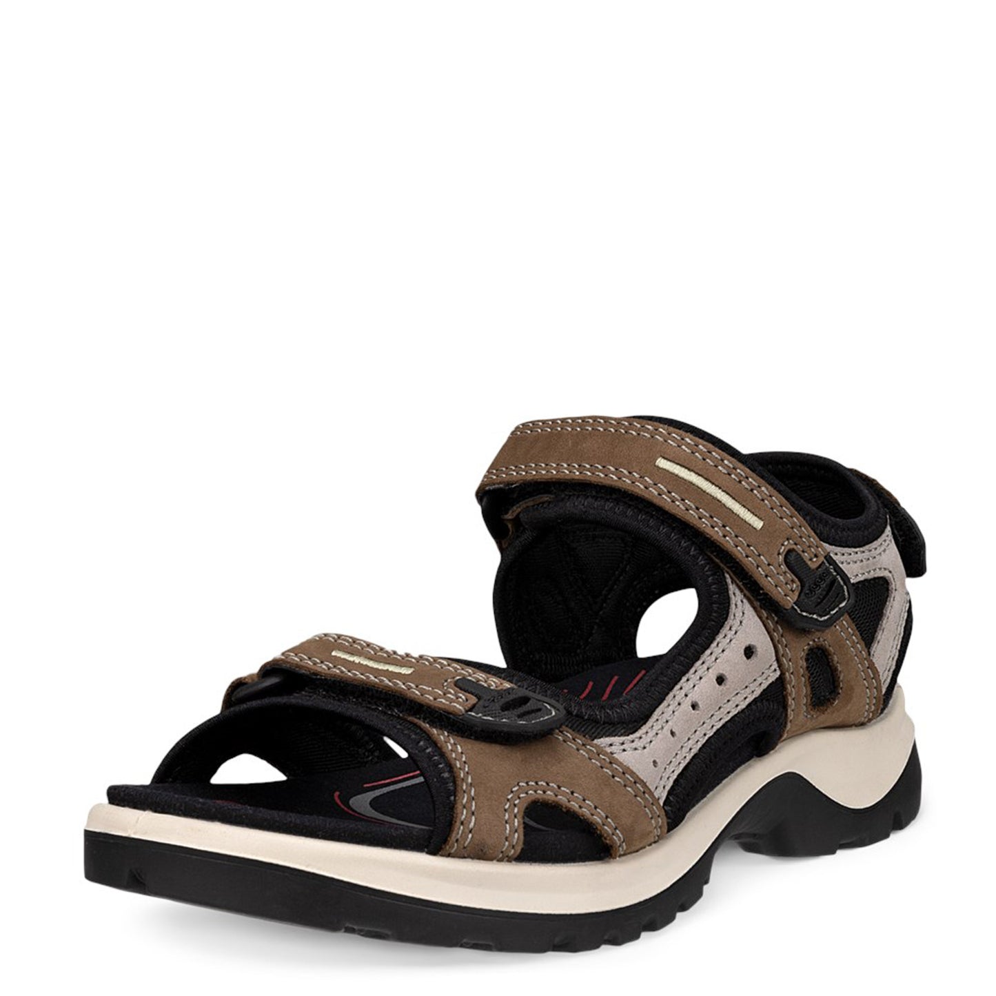 Peltz Shoes Women's Ecco Yucatan Sandal BIRCH YELLOW 069563-02175