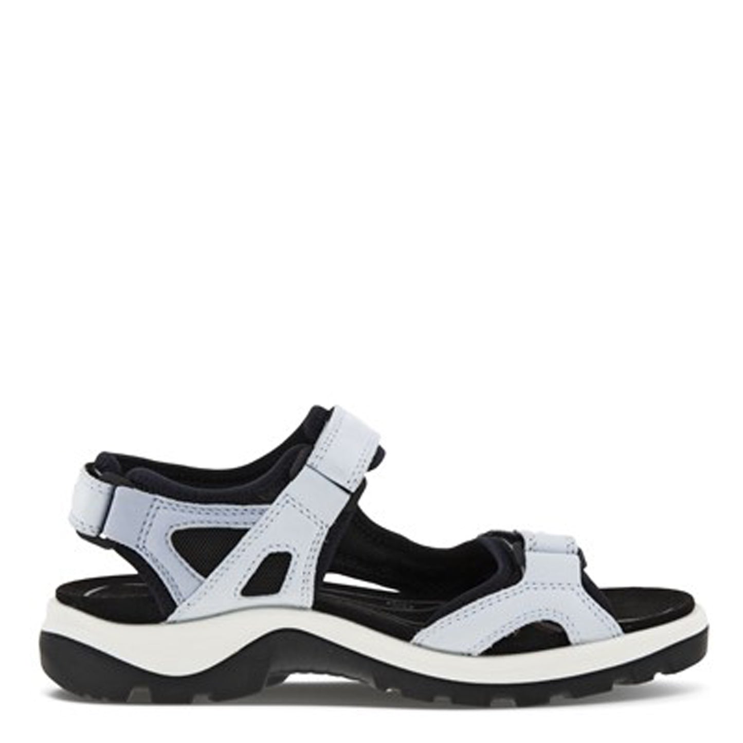 Peltz Shoes Women's Ecco Yucatan Sandal BLUE 069563-60563