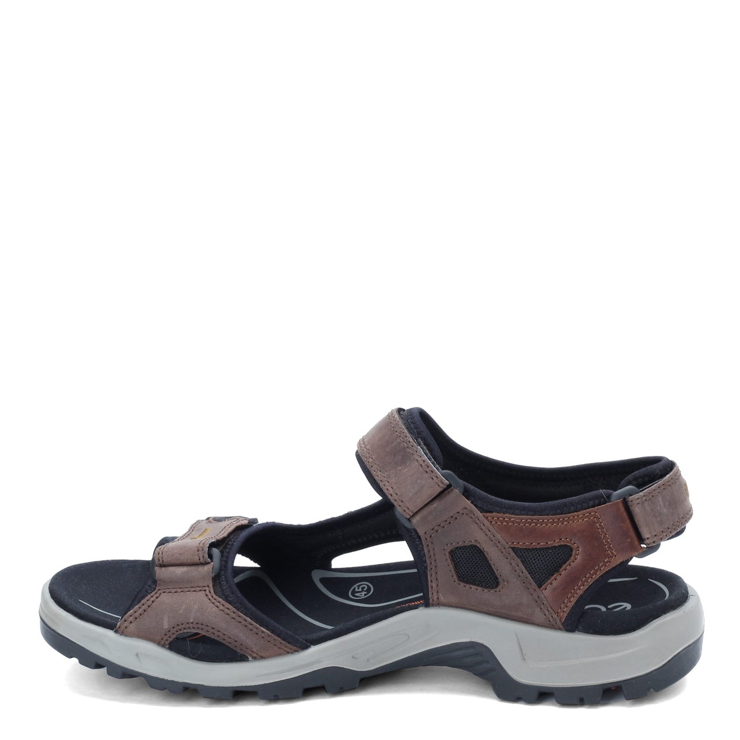Peltz Shoes Men's Ecco Yucatan Sandal ESPRESSO 069564-56401