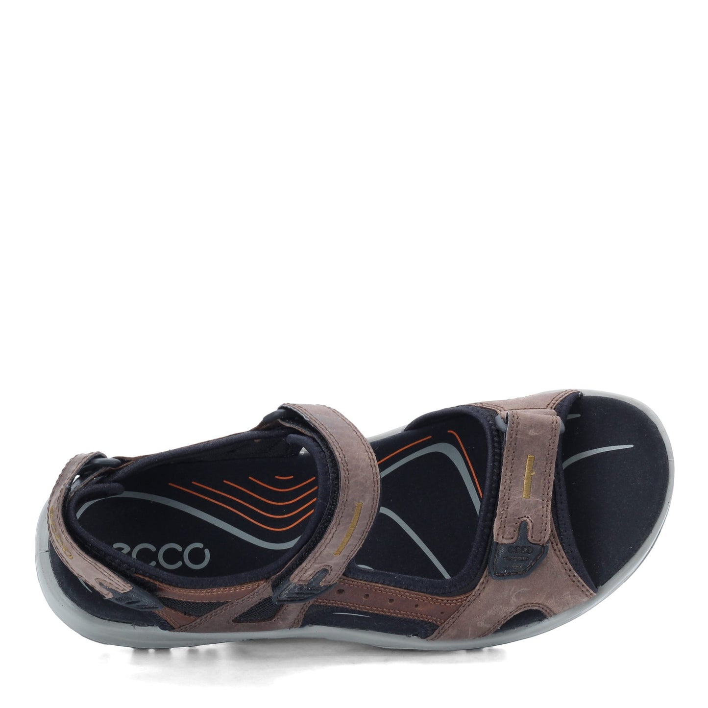 Peltz Shoes Men's Ecco Yucatan Sandal ESPRESSO 069564-56401