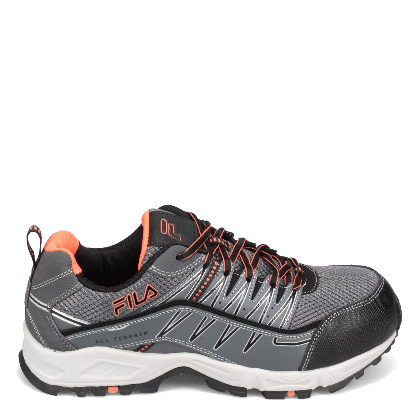 Peltz Shoes Men's Fila Memory At Peak Composite Toe Work Shoe Castlerock 1LM00119-054