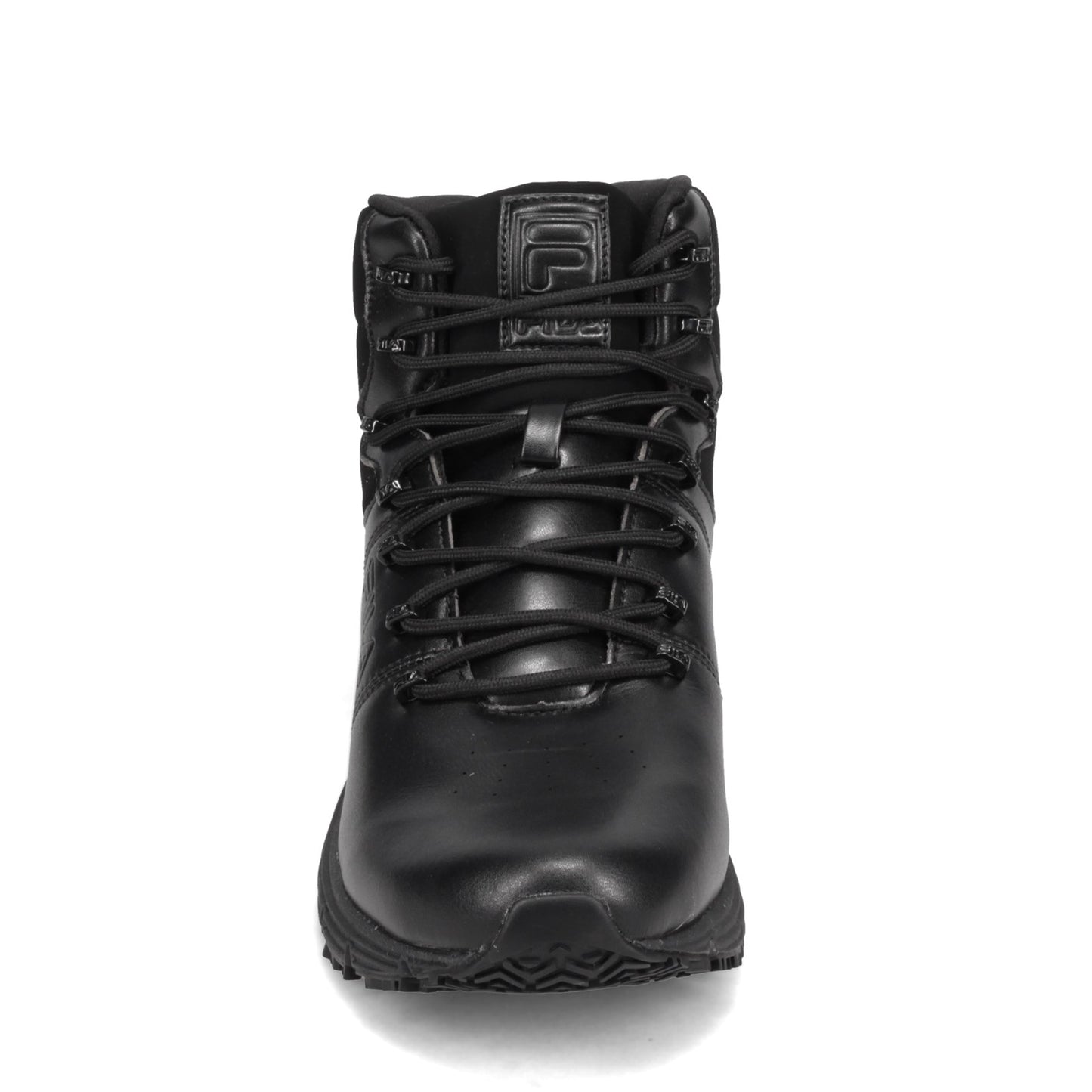 Peltz Shoes Men's Fila Memory Breach SR Work Boot BLACK 1SH40132-001