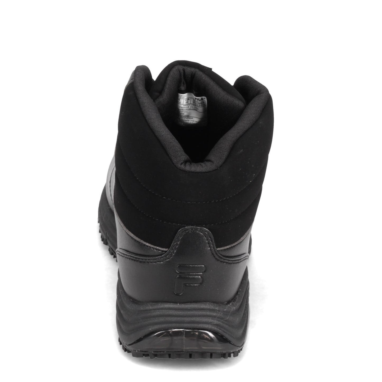 Peltz Shoes Men's Fila Memory Breach SR Work Boot BLACK 1SH40132-001
