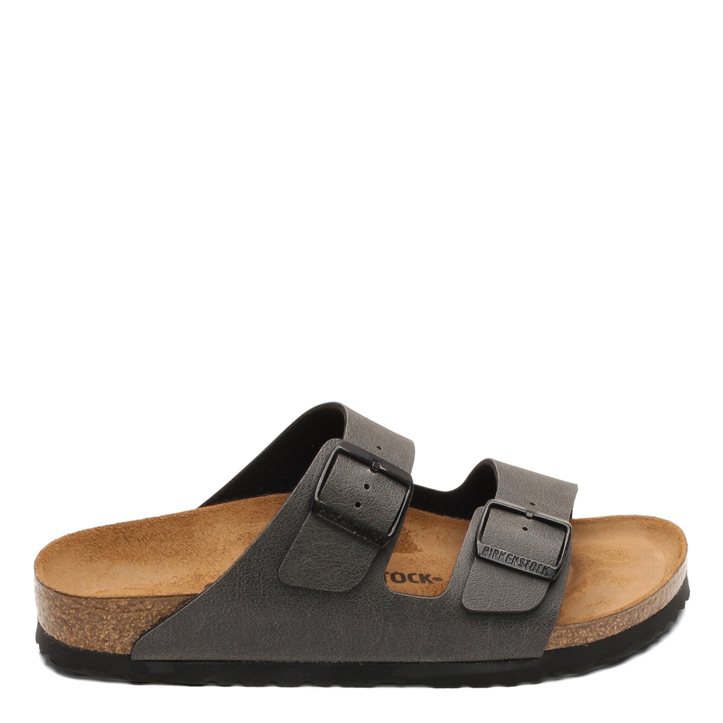 Peltz Shoes Women's Birkenstock Arizona Birkoflor Slide Sandal - Narrow Width ANTHRACITE 1000 127 N