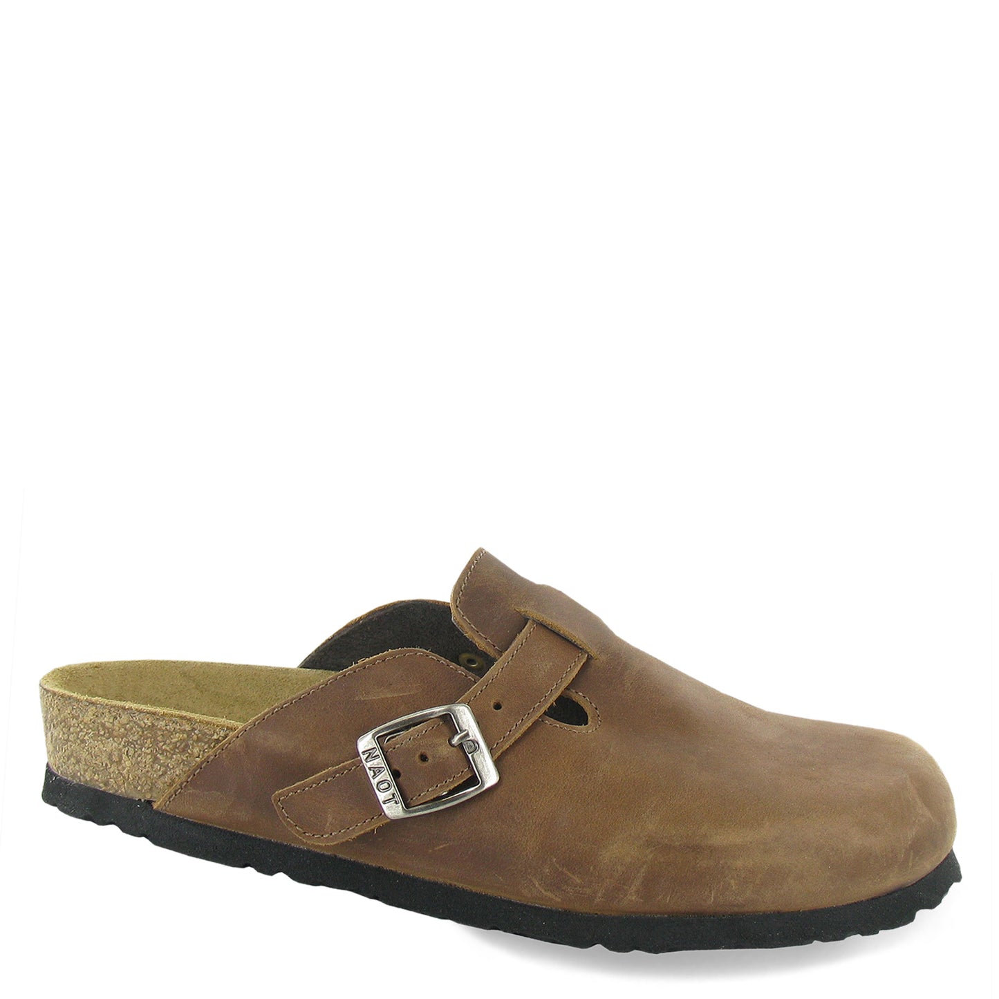 Peltz Shoes Women's Naot Spring Classic Clog SADDLE BROWN 1000-E92