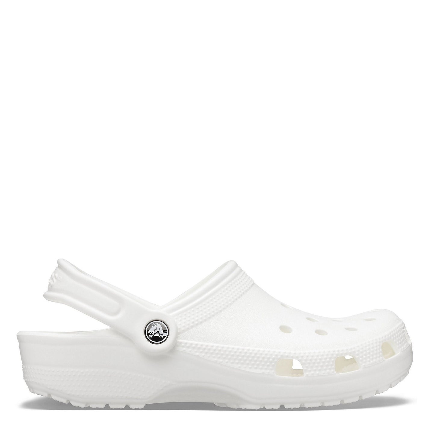 Peltz Shoes Unisex Crocs Classic Clog White 10001-100