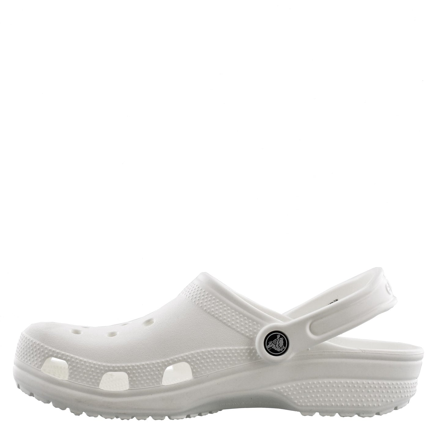 Peltz Shoes Unisex Crocs Classic Clog White 10001-100