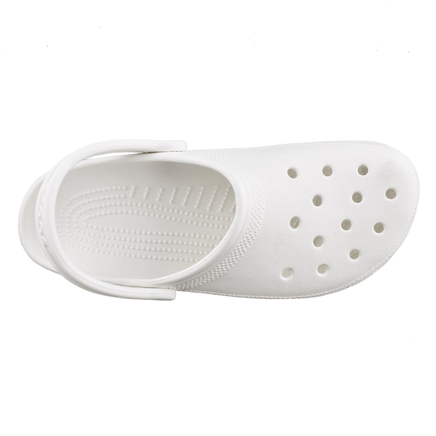 Peltz Shoes Unisex Crocs Classic Clog White 10001-100