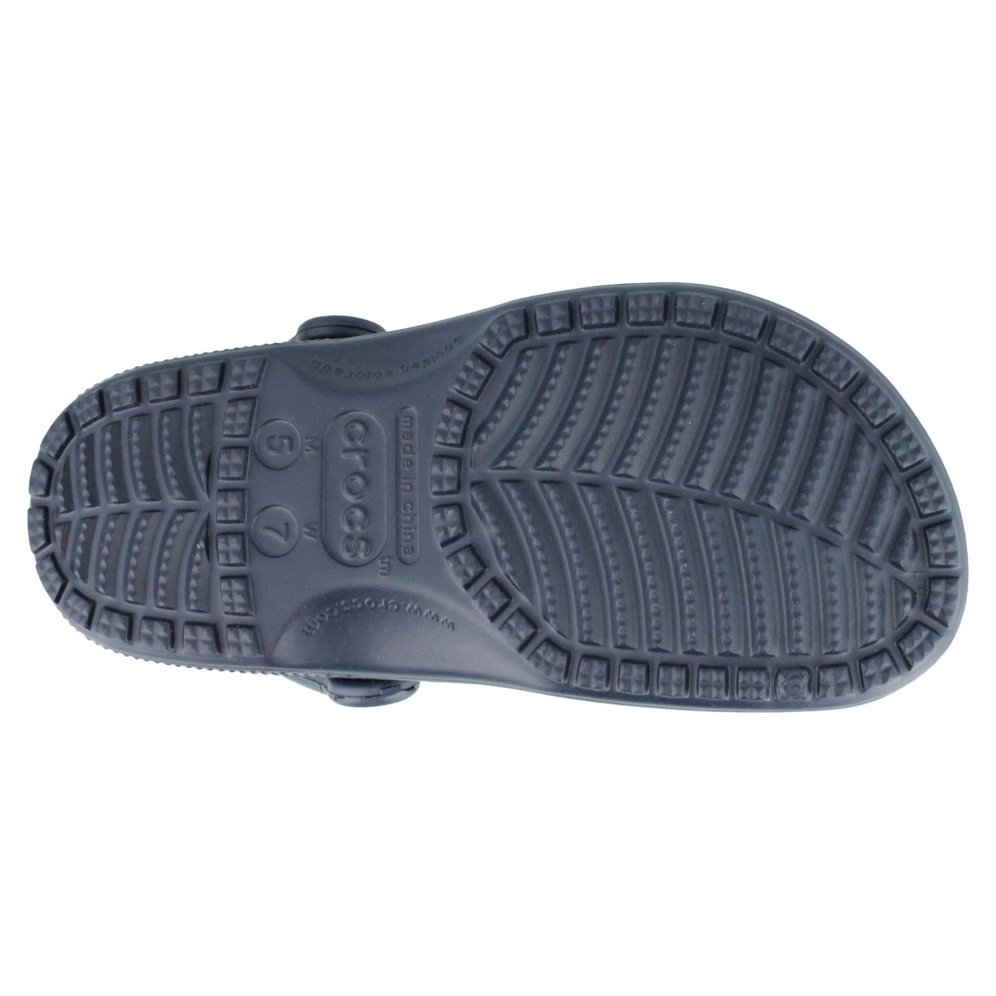 Peltz Shoes Unisex Crocs Classic Clog Navy 10001-410