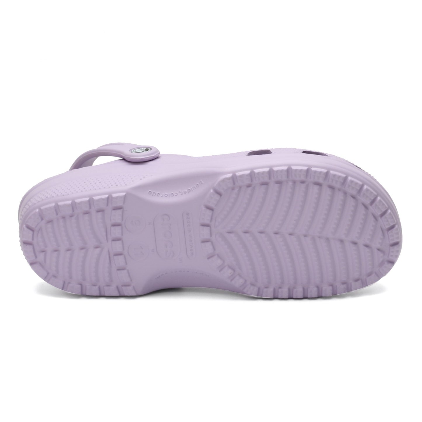 Peltz Shoes Unisex Crocs Classic Clog Lavender 10001-530