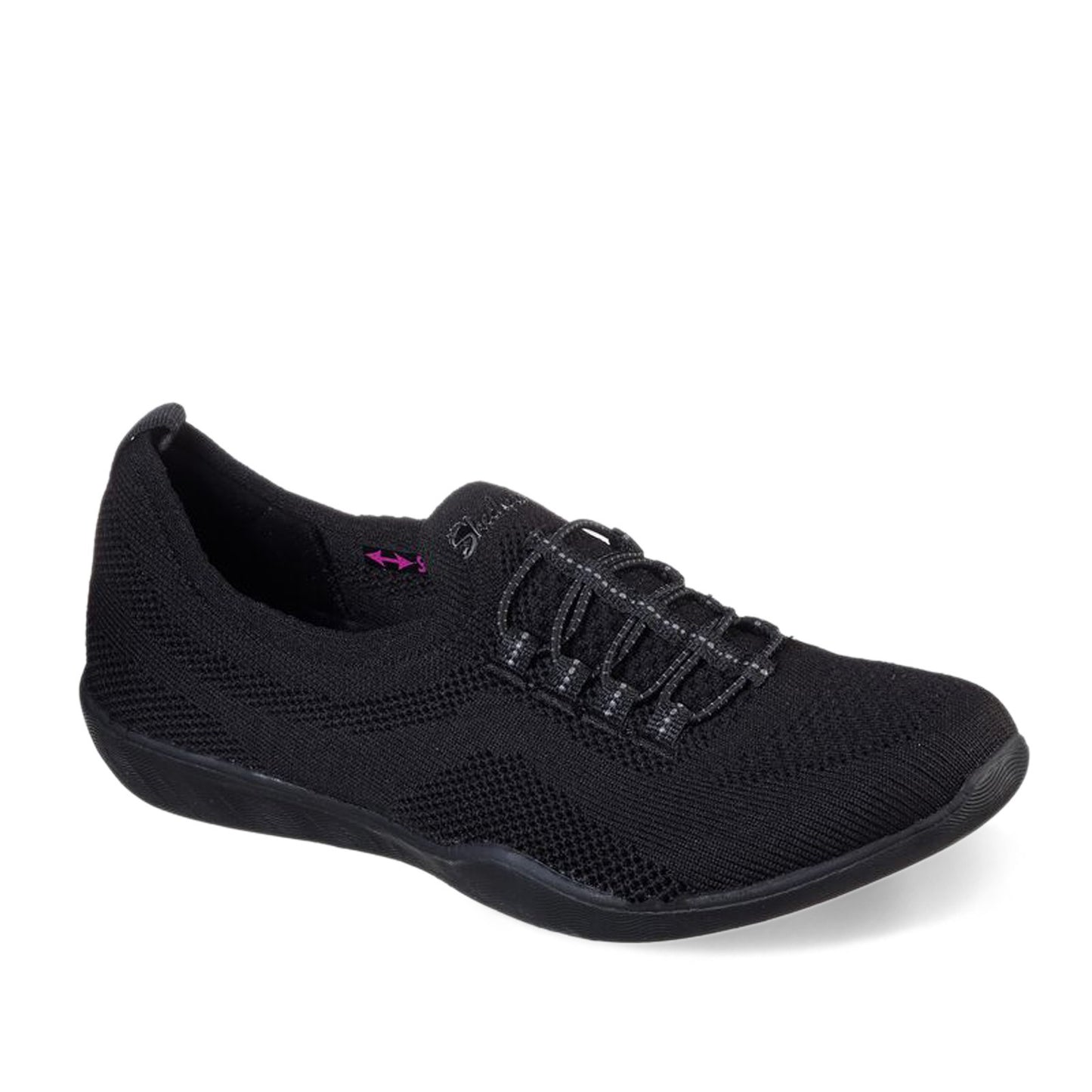 Peltz Shoes Women's Skechers Newbury St - Every Angle Sneaker BLACK 100033-BBK