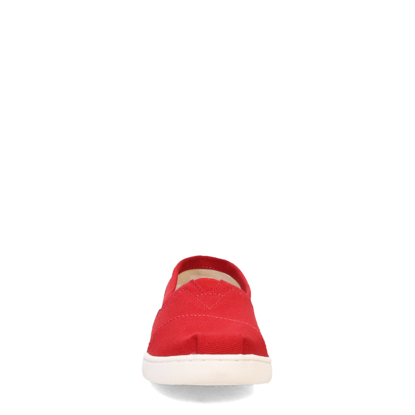 Peltz Shoes Girl's Toms Alpargata Classic Slip-On - Little Kid & Big Kid RED 10010534