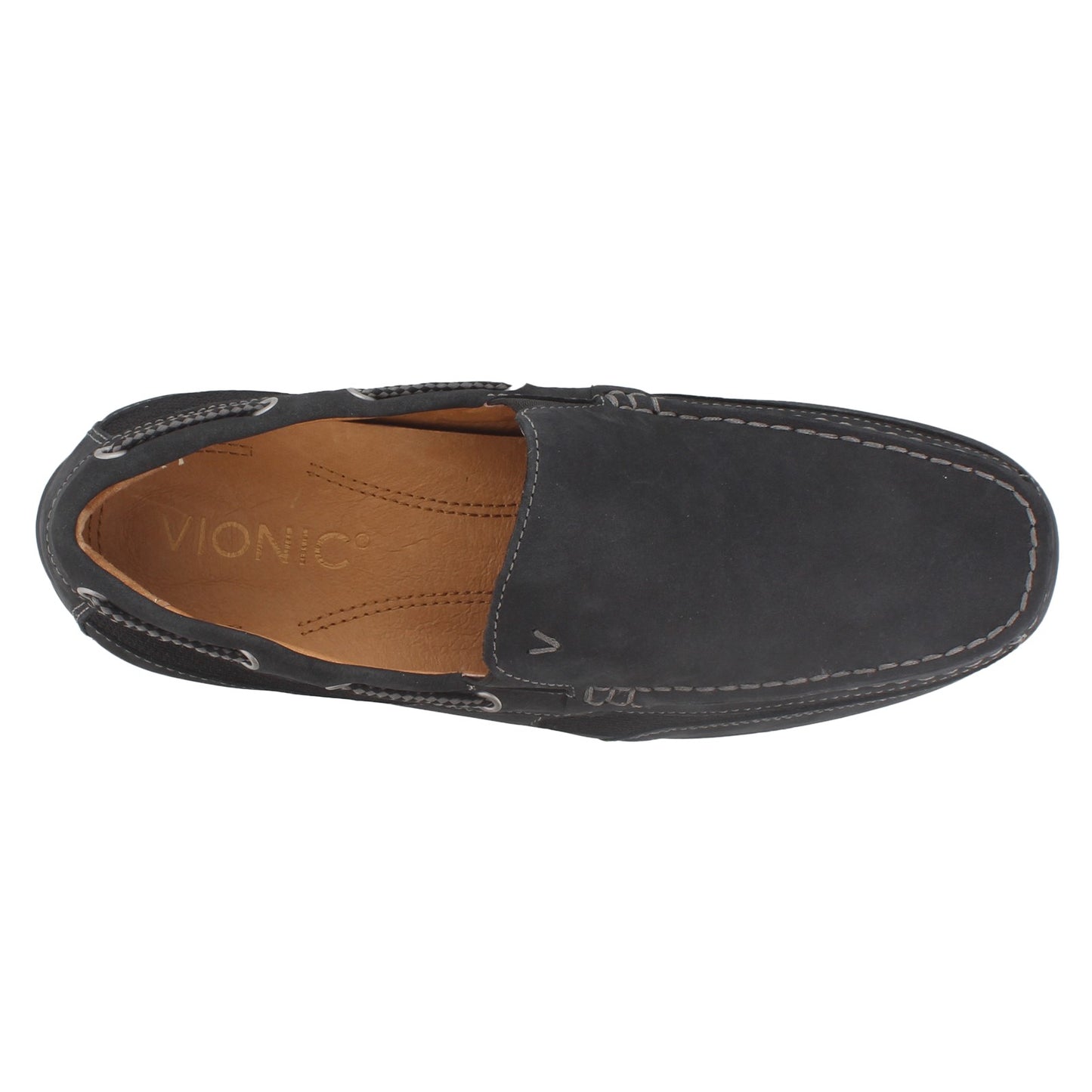 Peltz Shoes Men's Vionic Earl Slip On BLACK 10010707-BLK