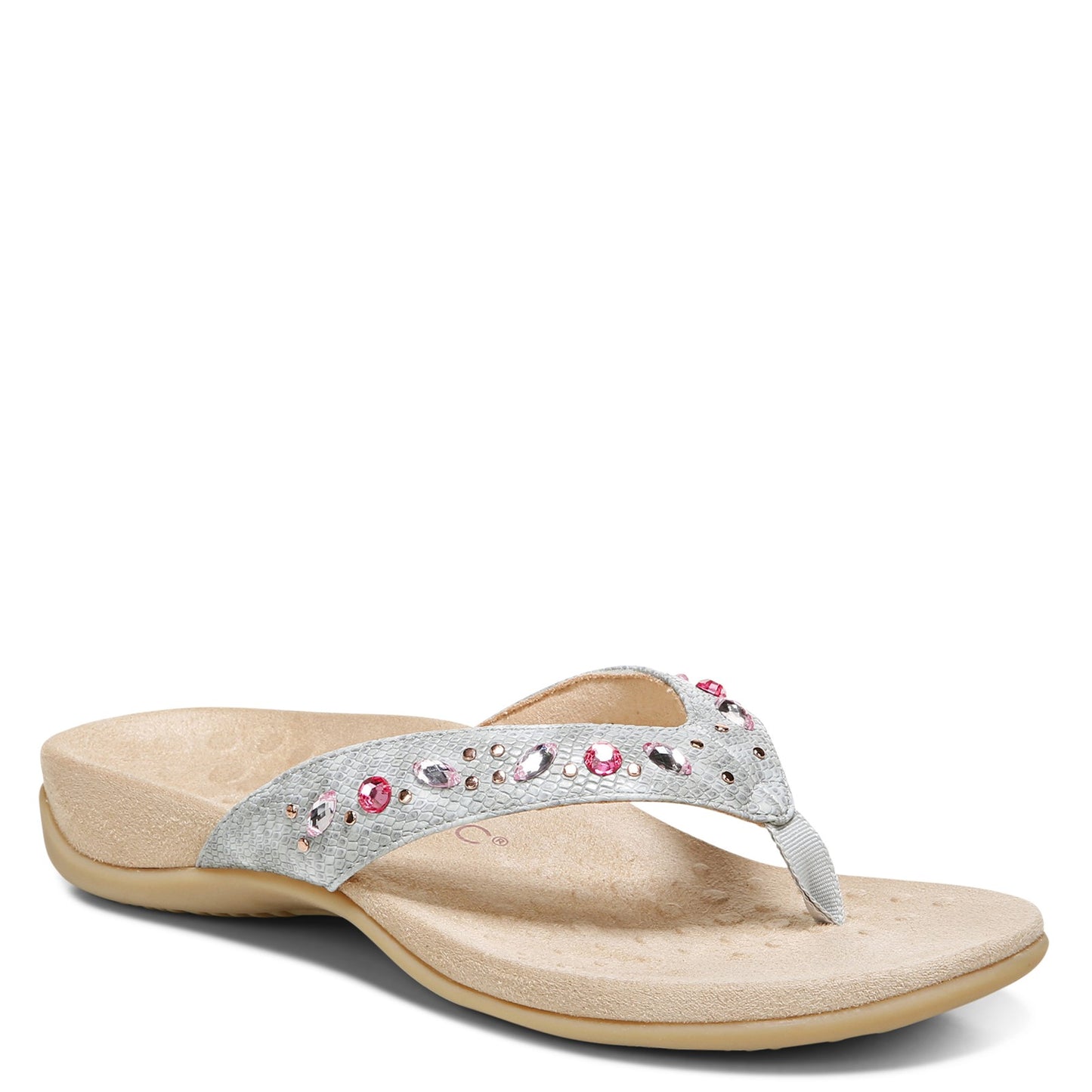 Peltz Shoes Women's Vionic Lucia Sandal GRAY 10011187-020