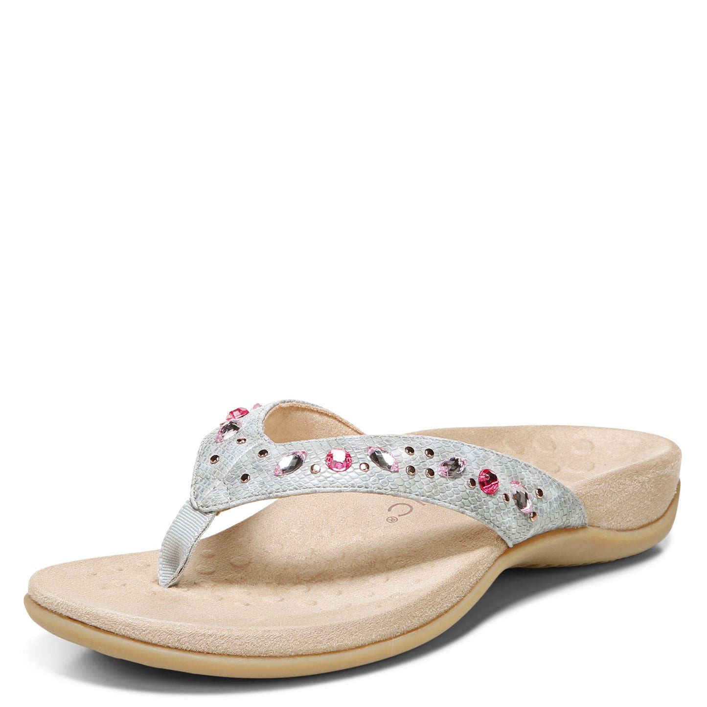 Peltz Shoes Women's Vionic Lucia Sandal GRAY 10011187-020