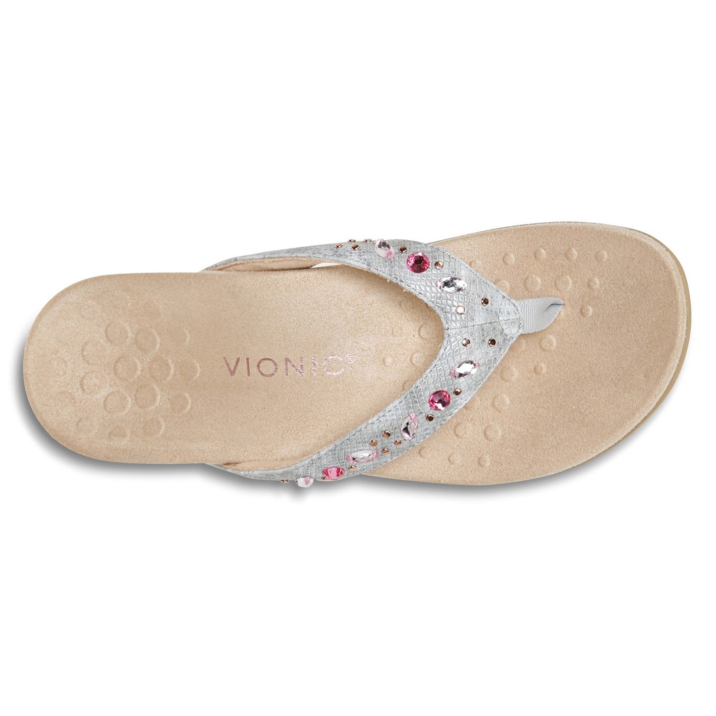 Peltz Shoes Women's Vionic Lucia Sandal GRAY 10011187-020