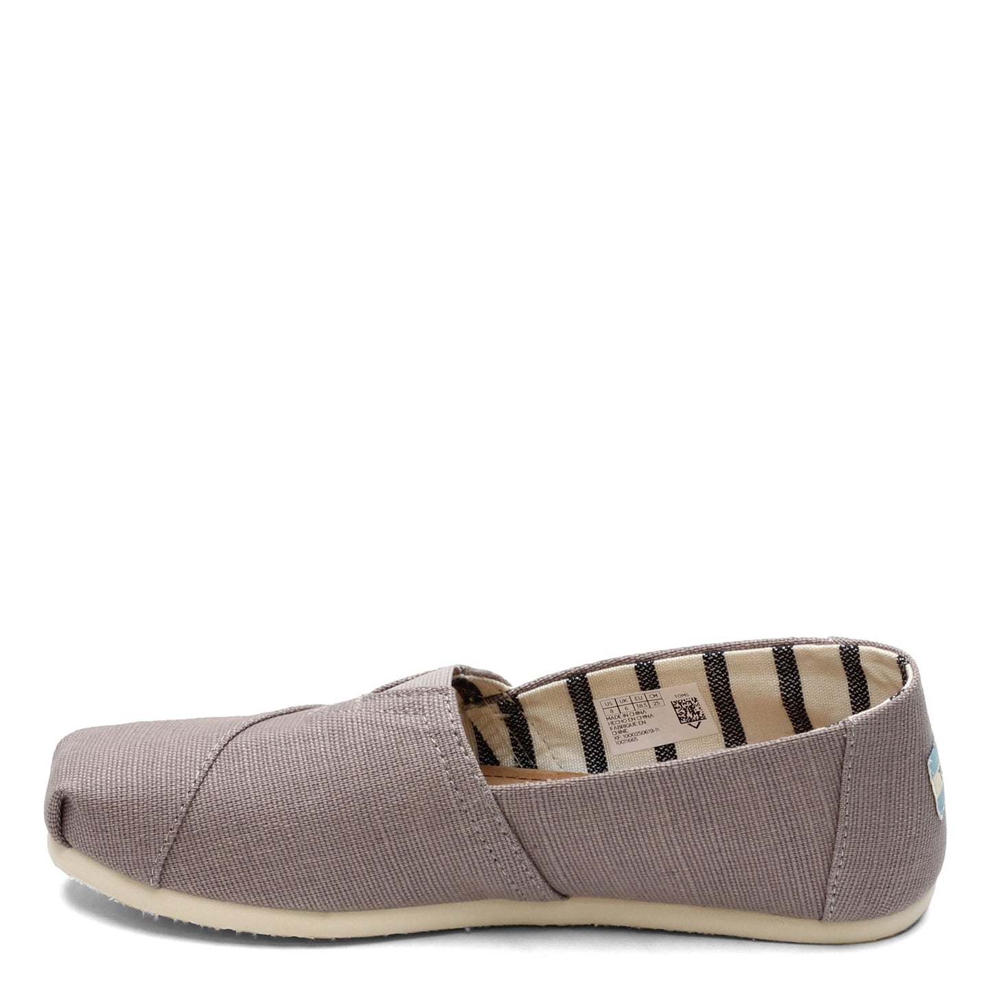 Peltz Shoes Women's Toms Alpargata Slip-On DOVE 10011665
