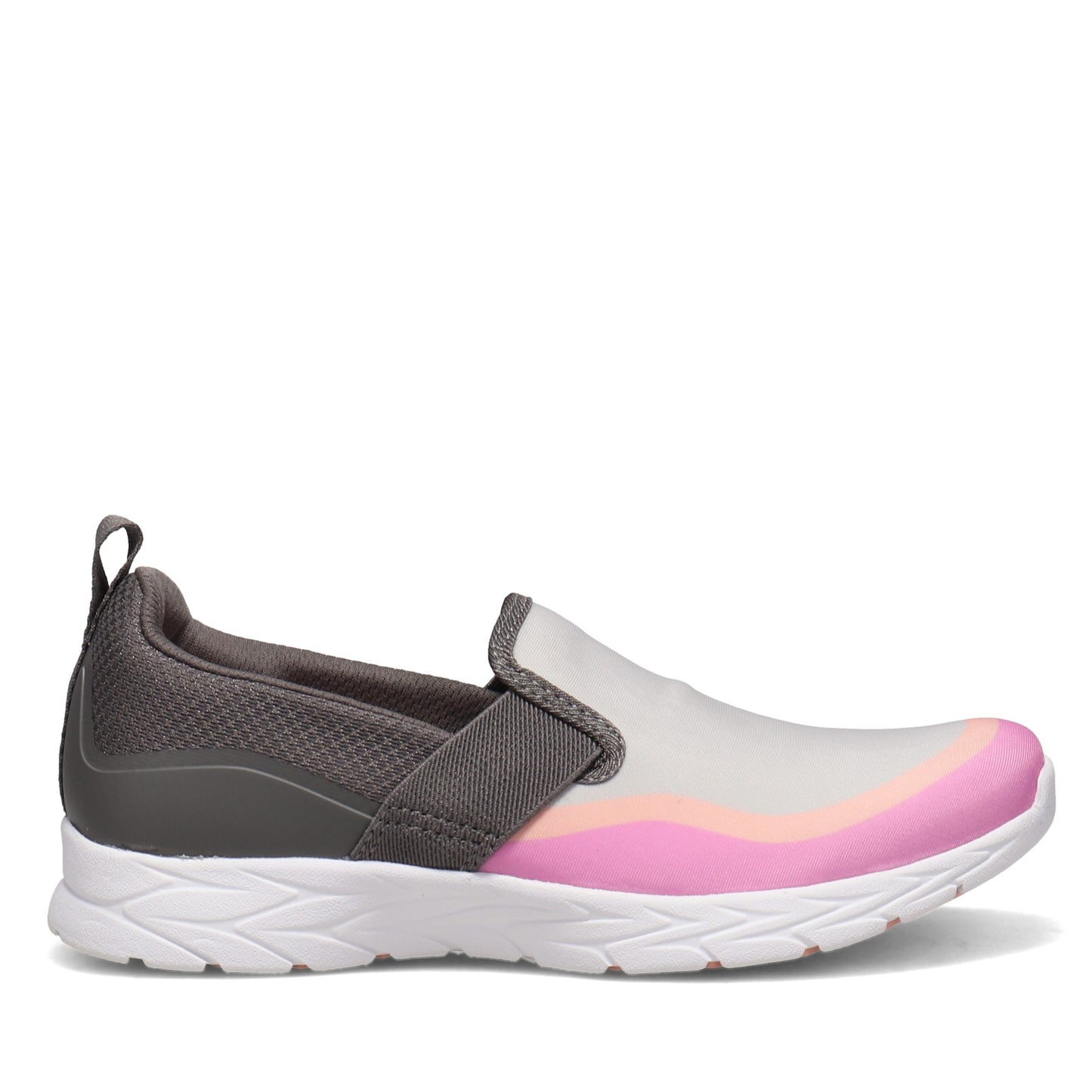 Peltz Shoes Women's Vionic Brisk Nalia Sneaker GREY PINK 10012106-GRYPNK