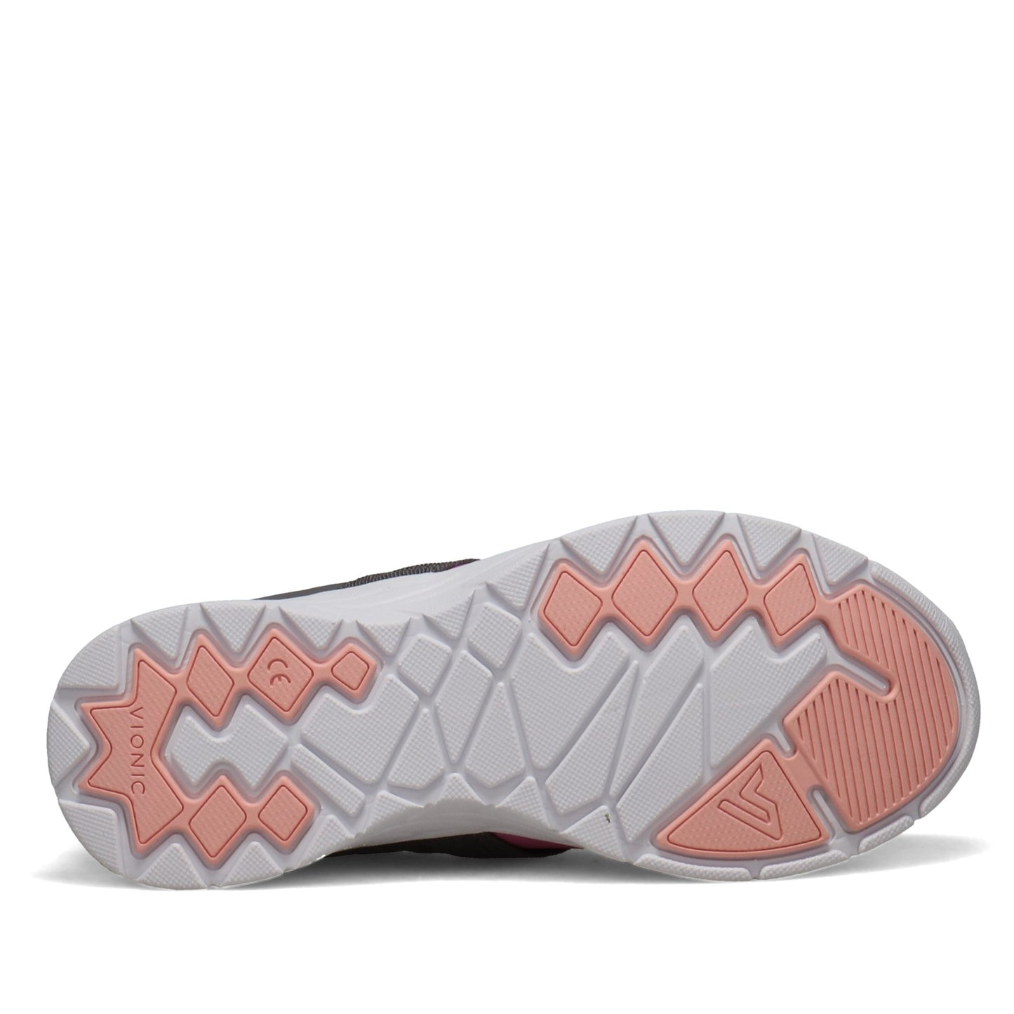 Peltz Shoes Women's Vionic Brisk Nalia Sneaker GREY PINK 10012106-GRYPNK
