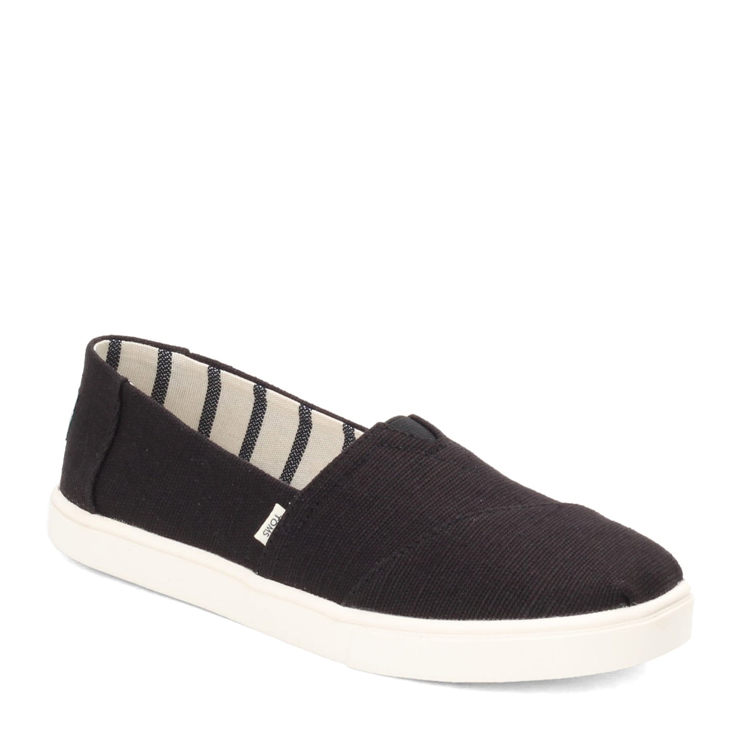 Peltz Shoes Women's Toms Alpargata Cupsole Slip-On BLACK 10013515
