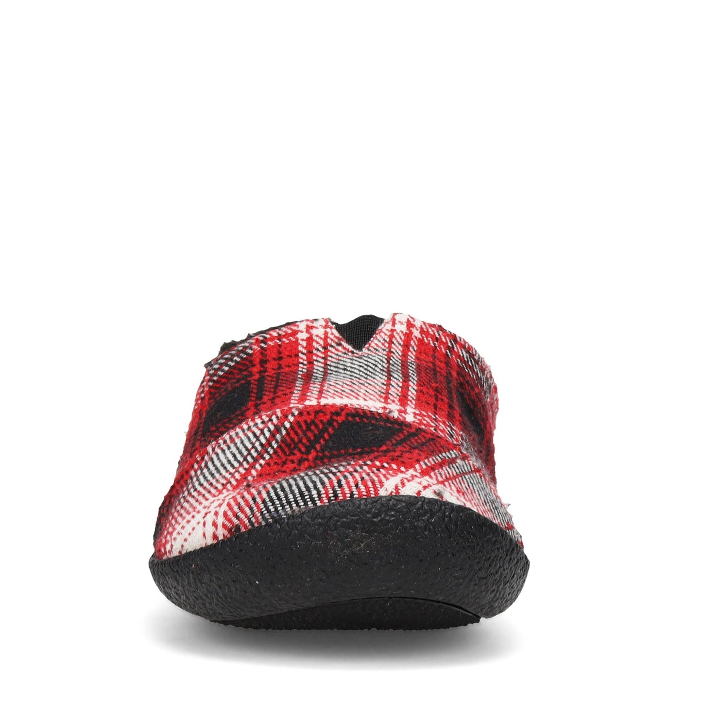 Peltz Shoes Men's Toms Berkeley Slipper RED PLAID 10014340
