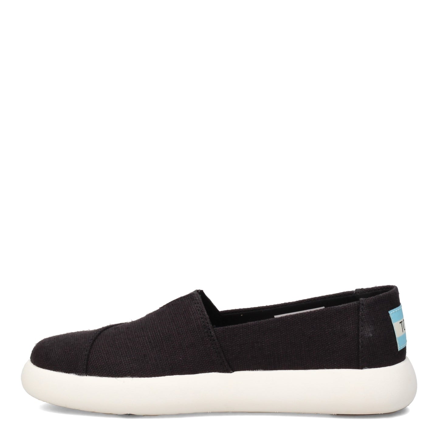 Peltz Shoes Women's Toms Alpargata Mallow Slip-On BLACK 10016732