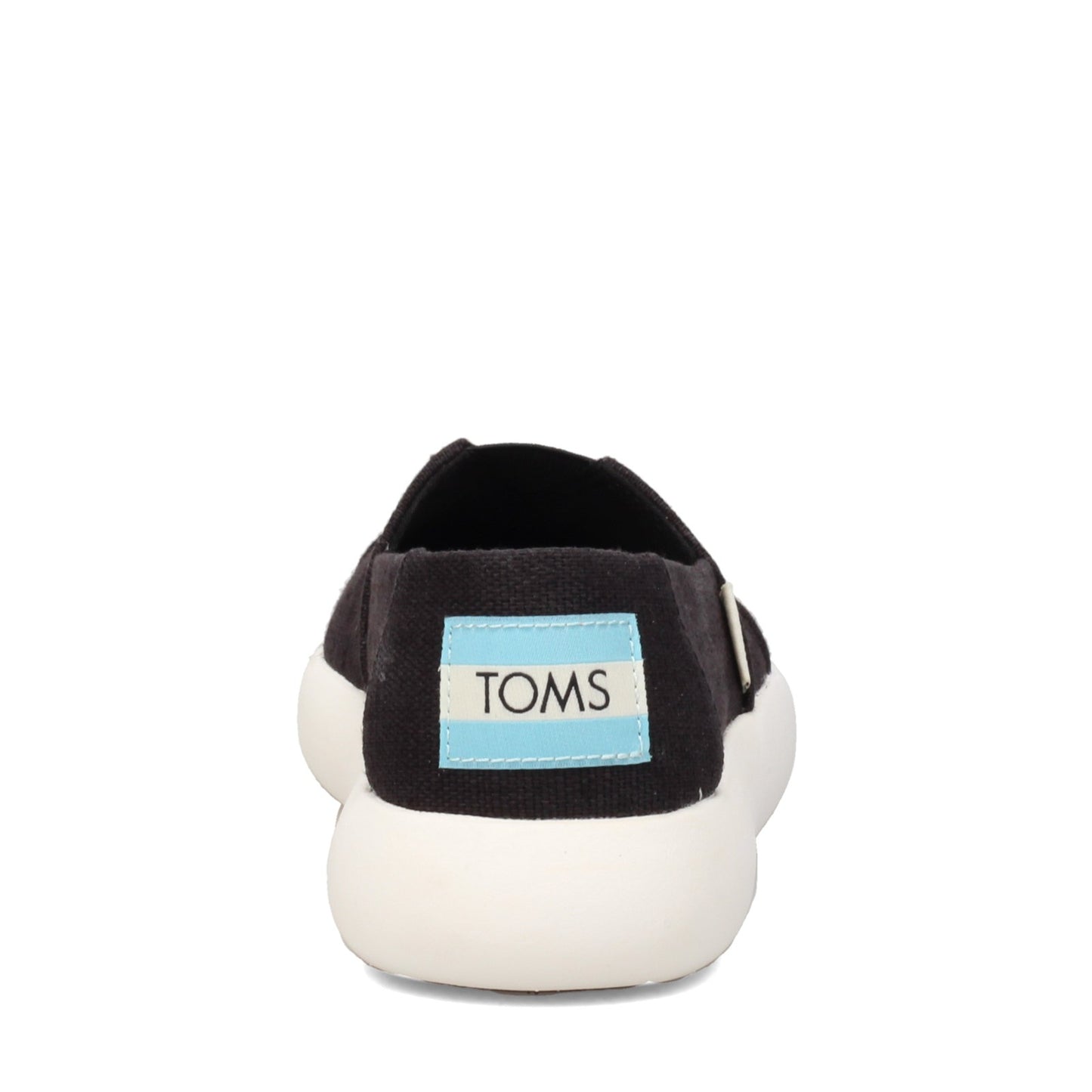 Peltz Shoes Women's Toms Alpargata Mallow Slip-On BLACK 10016732