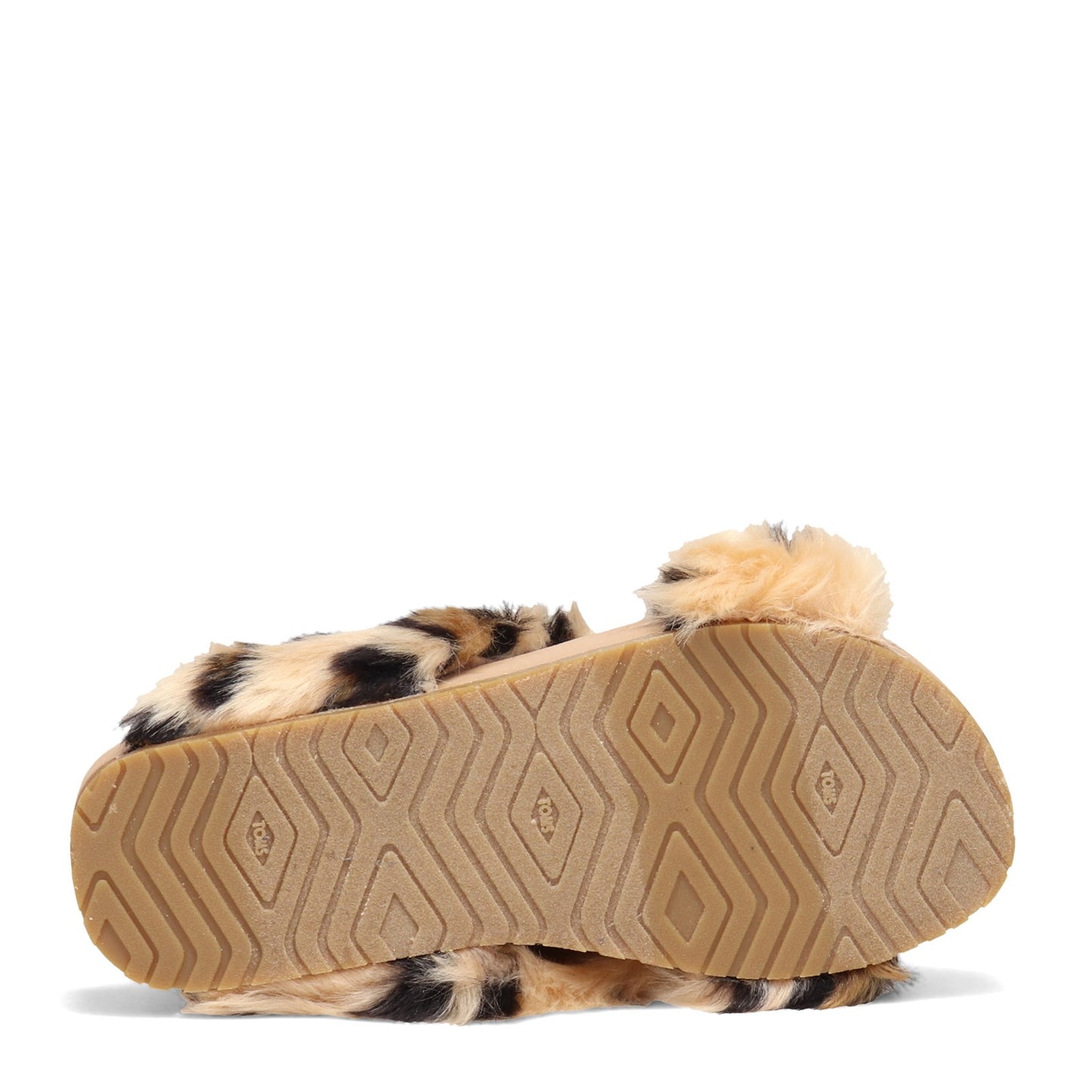 Peltz Shoes Women's Toms Susie Slide CHEETAH 10016796