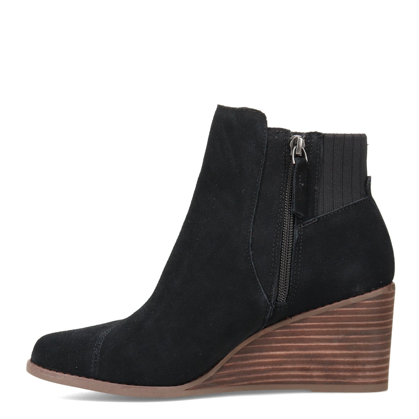 Peltz Shoes Women's Toms Sadie Boot BLACK SUEDE 10016851