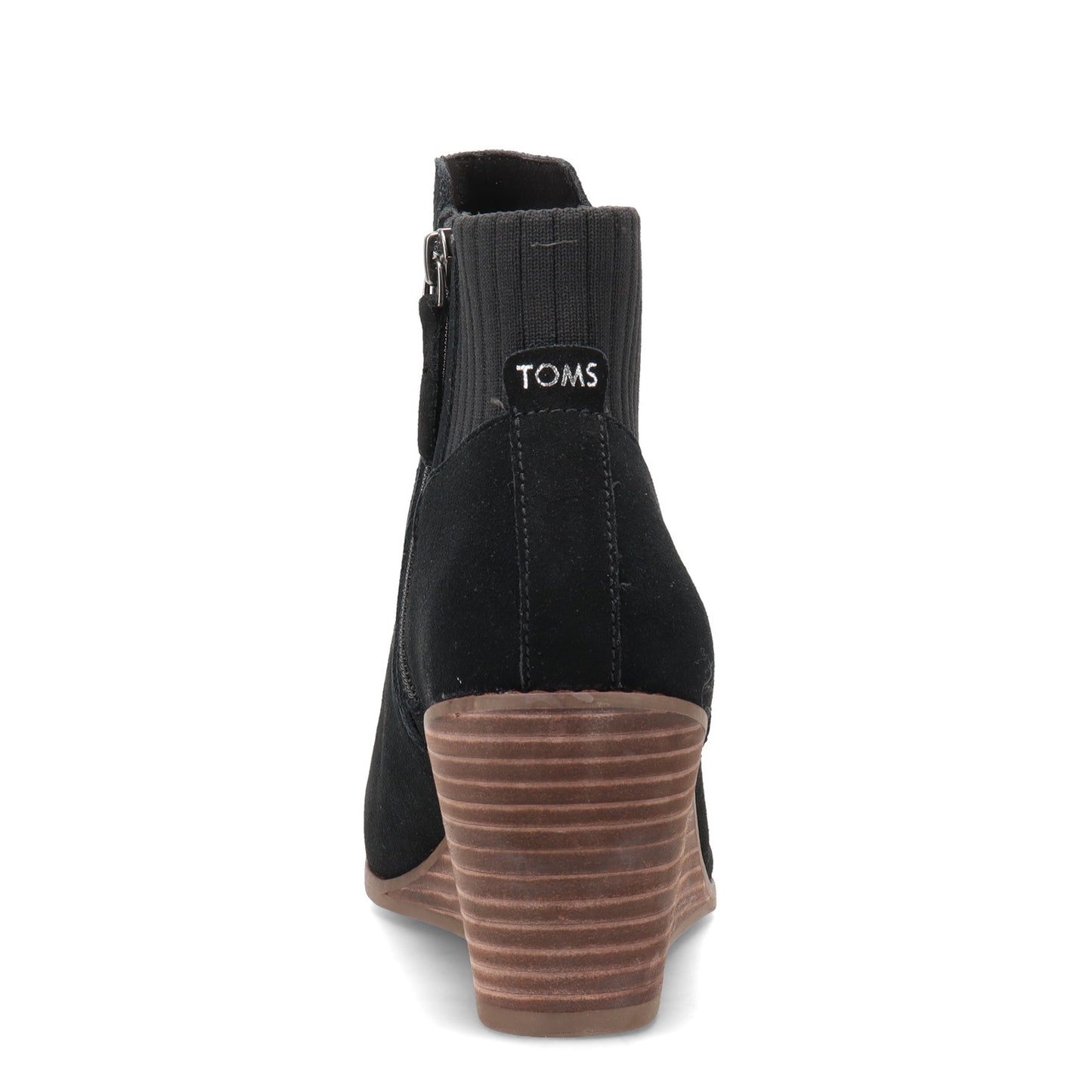 Peltz Shoes Women's Toms Sadie Boot BLACK SUEDE 10016851