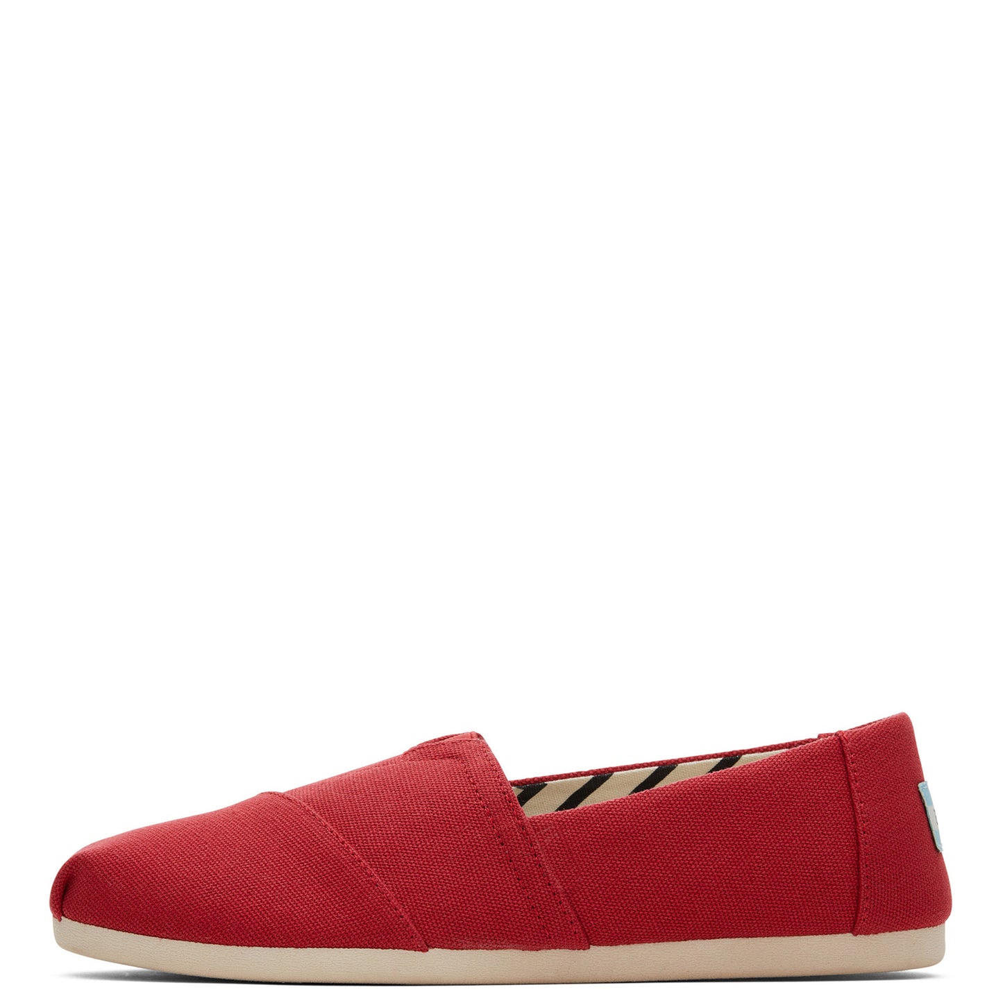 Peltz Shoes Women's Toms Alpargata Recycled Slip-On RED 10017743