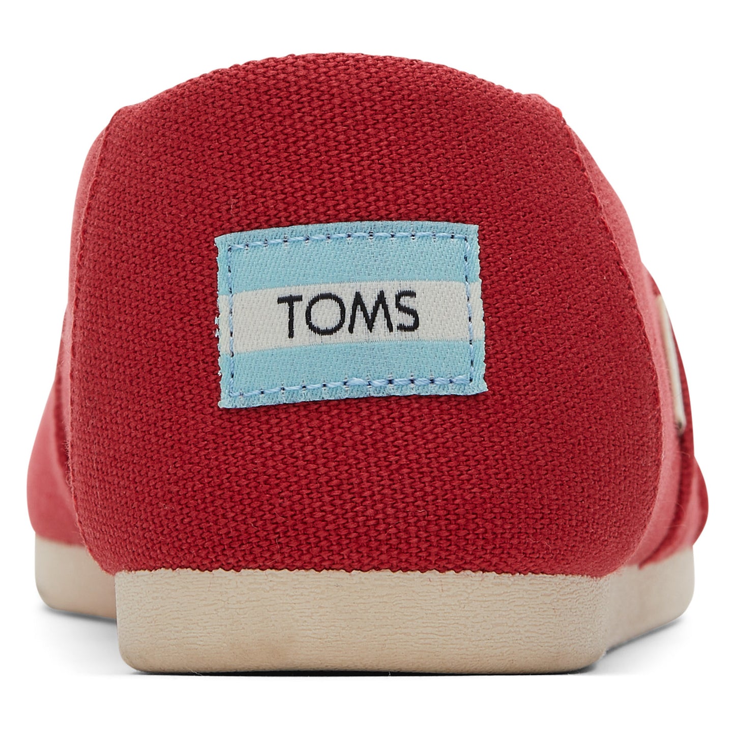 Peltz Shoes Women's Toms Alpargata Recycled Slip-On RED 10017743
