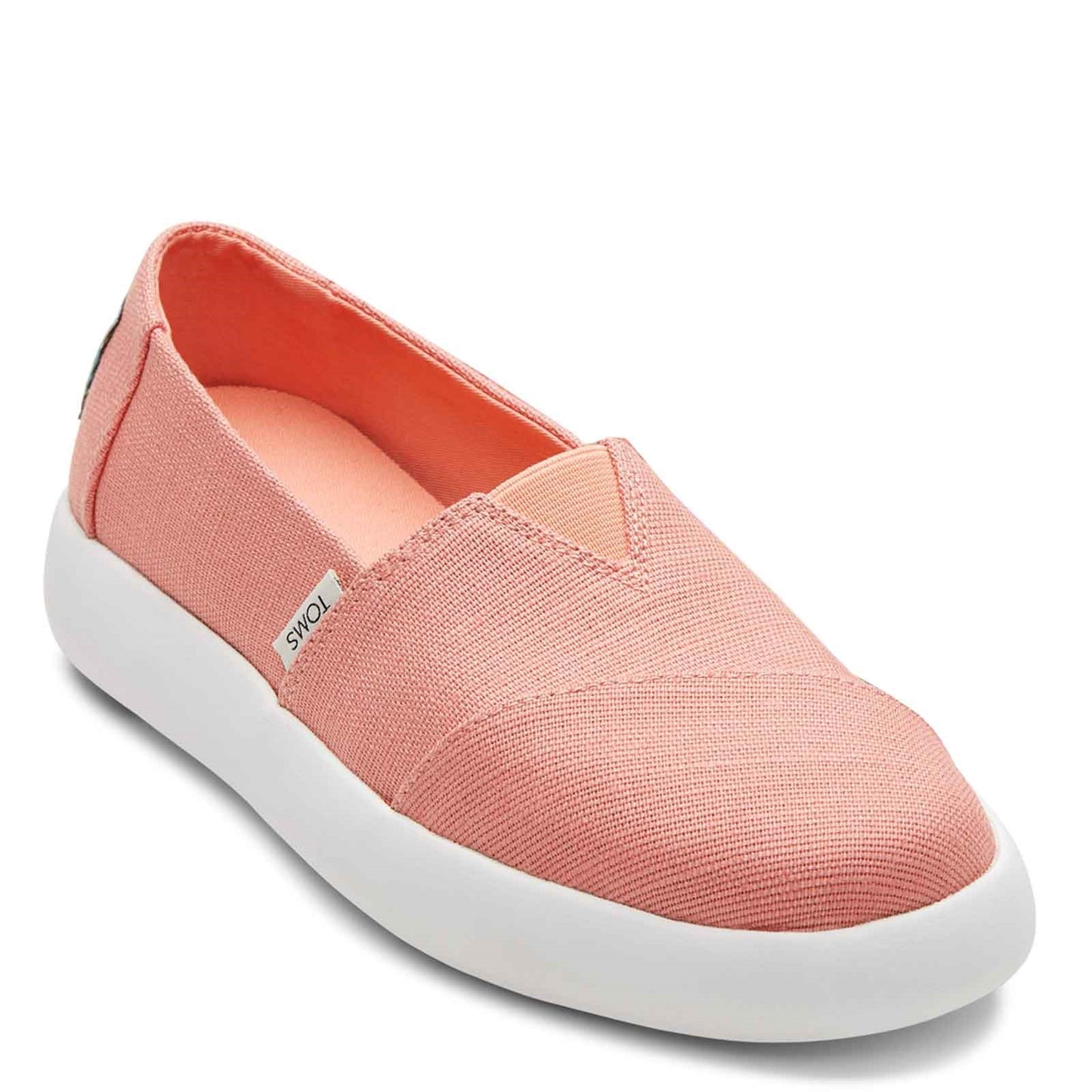 Peltz Shoes Women's Toms Alpargata Mallow Slip-On CORAL 10017826