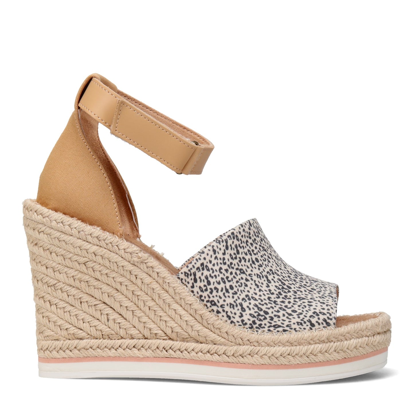 Peltz Shoes Women's Toms Marisol Sandal NATURAL LEOPARD 10017853