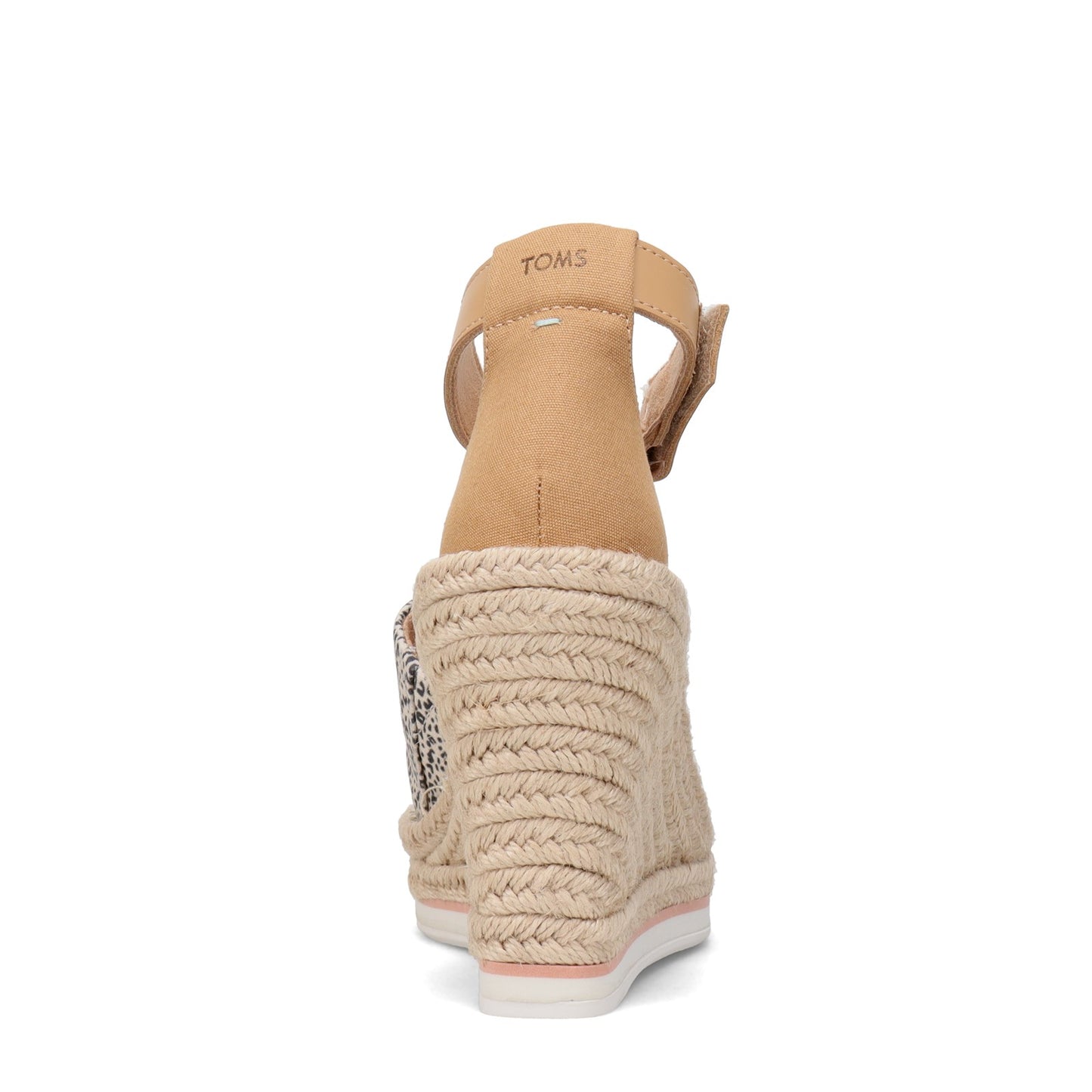 Peltz Shoes Women's Toms Marisol Sandal NATURAL LEOPARD 10017853