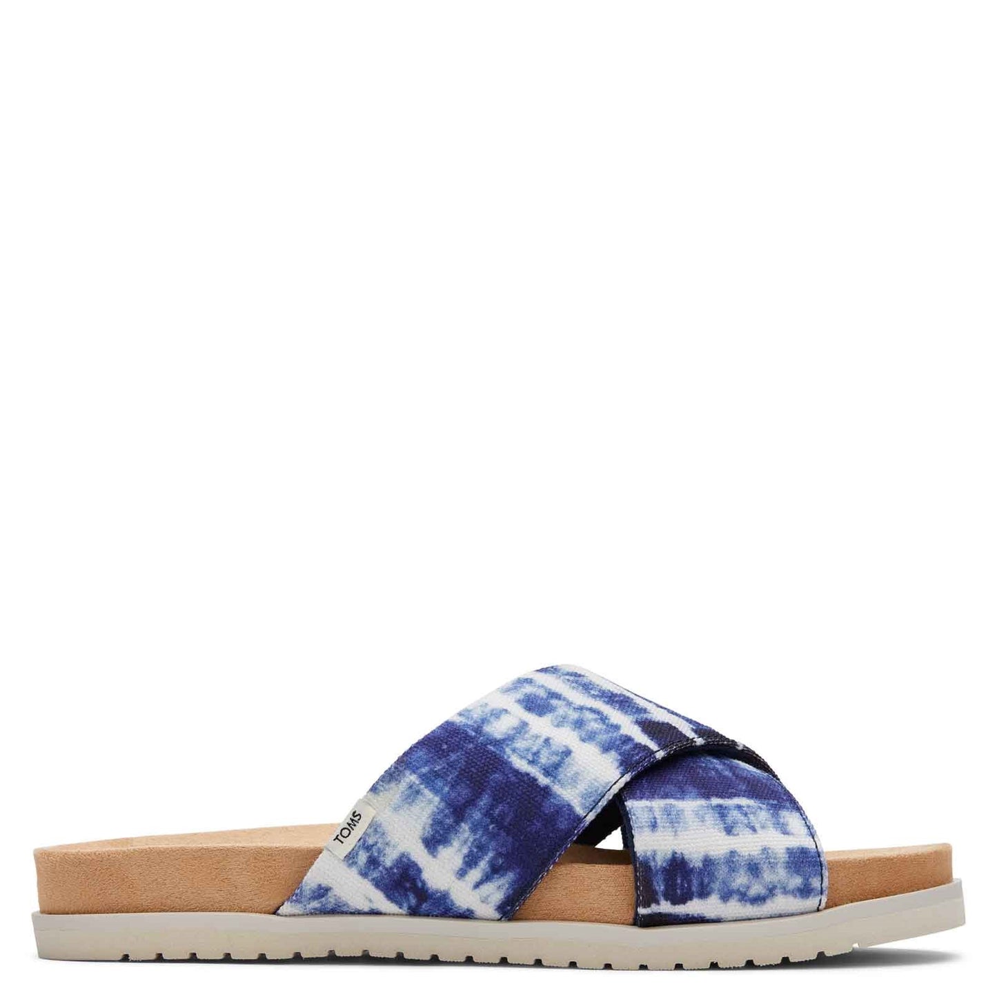 Peltz Shoes Women's Toms Savanna Slide NAVY MULTI 10018056