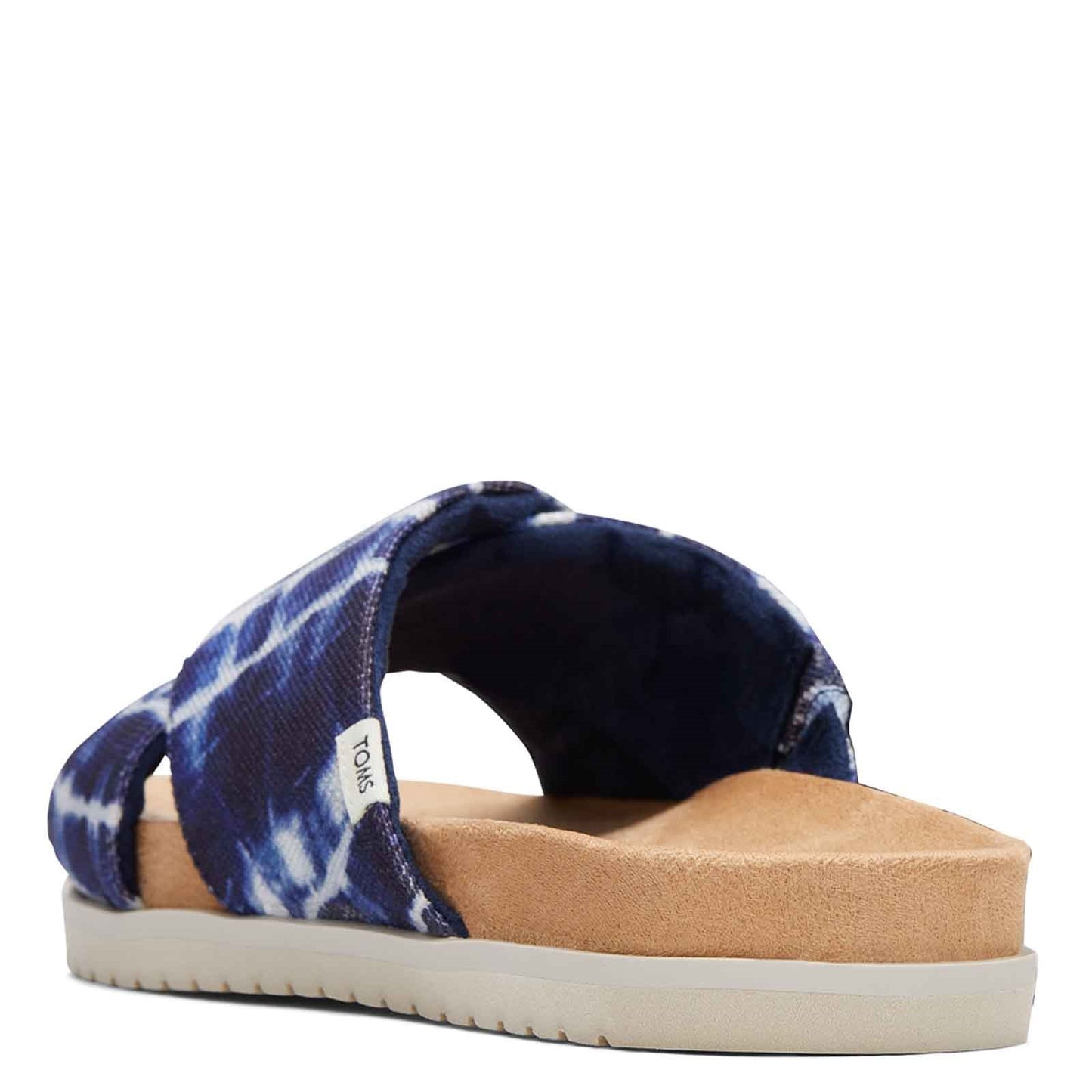 Peltz Shoes Women's Toms Savanna Slide NAVY MULTI 10018056