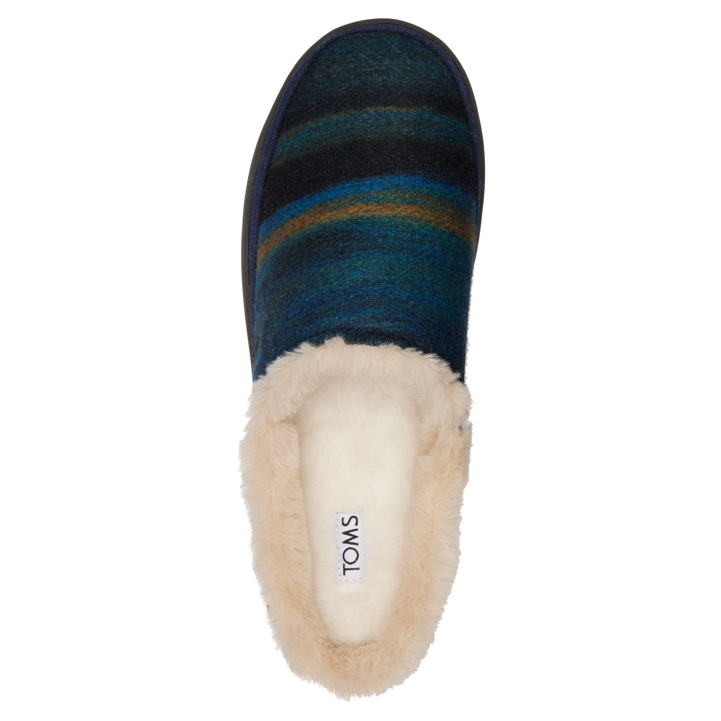 Peltz Shoes Women's Toms Sage Slipper NAVY OMBRE 10018791