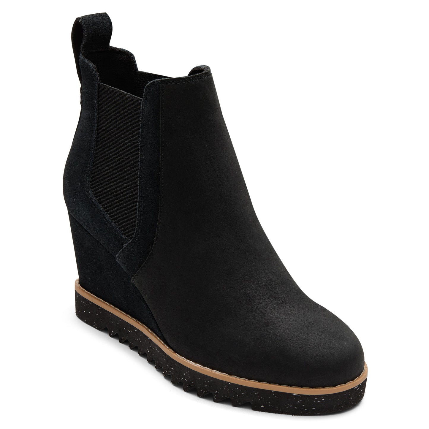 Peltz Shoes Women's Toms Maddie Boot BLACK 10018920