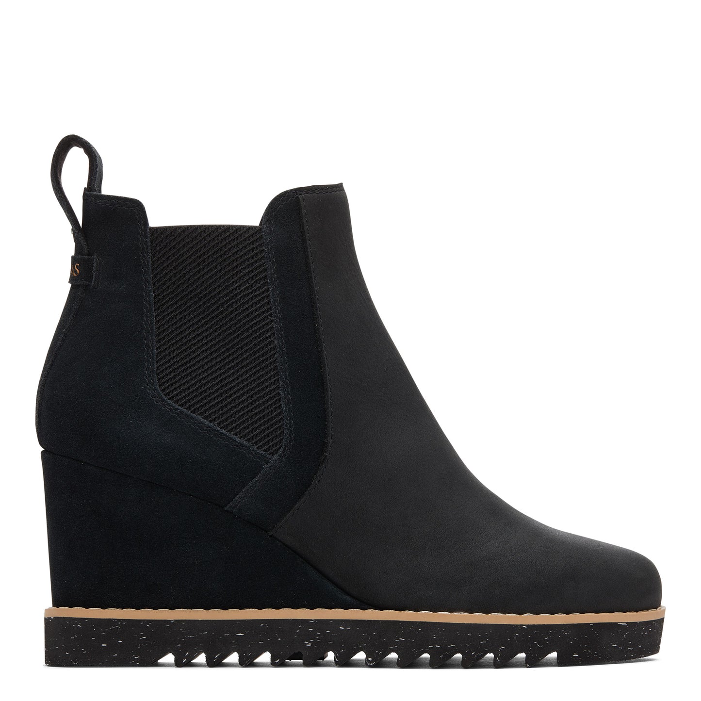 Peltz Shoes Women's Toms Maddie Boot BLACK 10018920