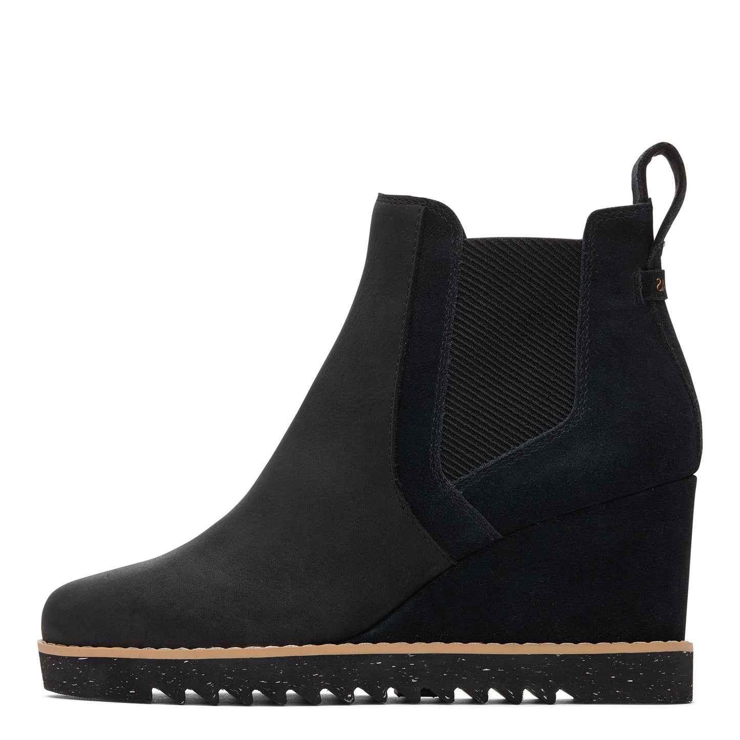 Peltz Shoes Women's Toms Maddie Boot BLACK 10018920