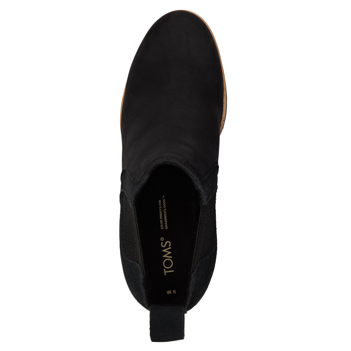 Peltz Shoes Women's Toms Maddie Boot BLACK 10018920