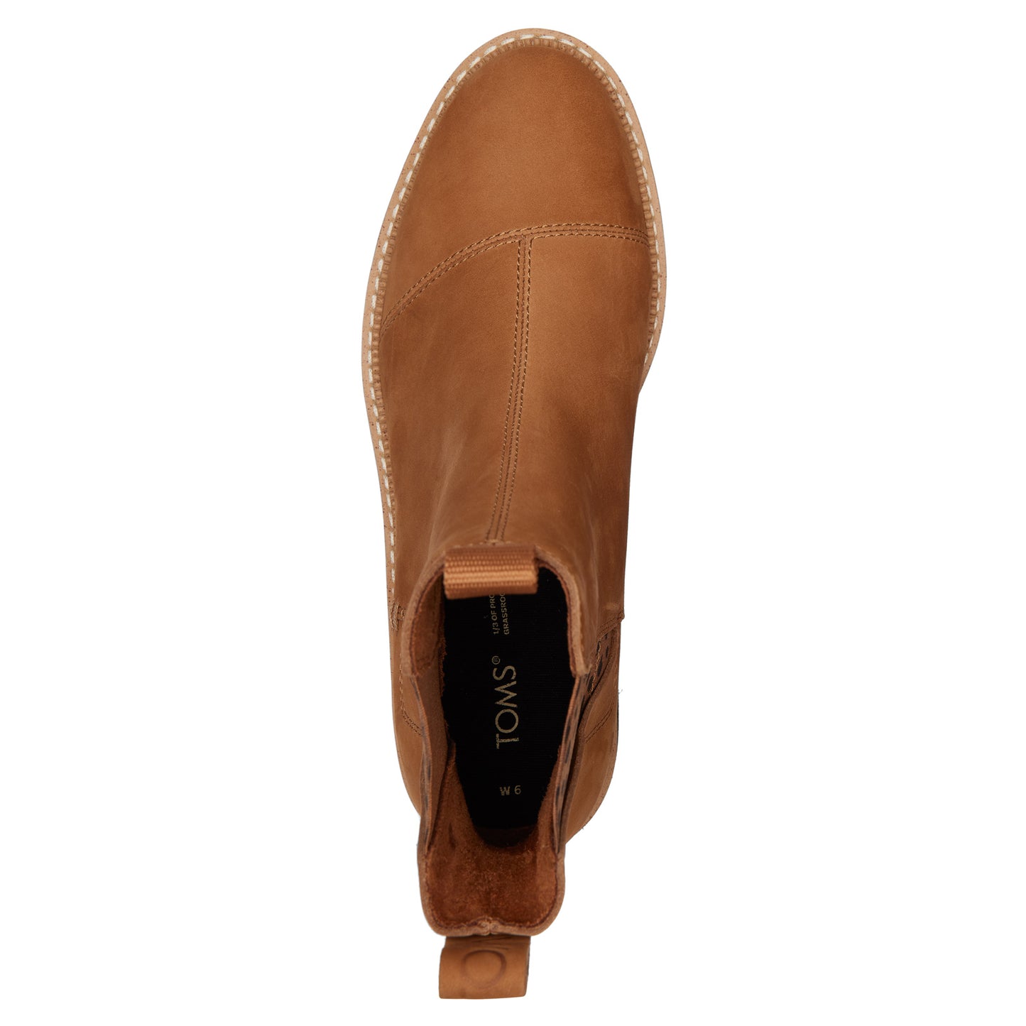 Peltz Shoes Women's TOMS Dakota Boot BROWN SUGAR 10018995